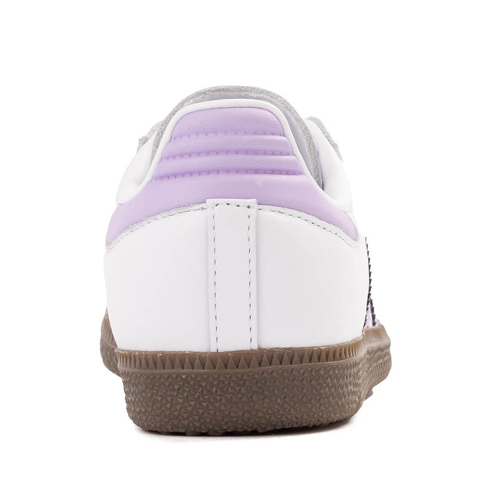 adidas Samba OG Preschool Lifestyle Shoes (Cloud White/Powder Plum/Gum) adidas Samba OG Preschool Lifestyle Shoes (Cloud White/Powder Plum/Gum)