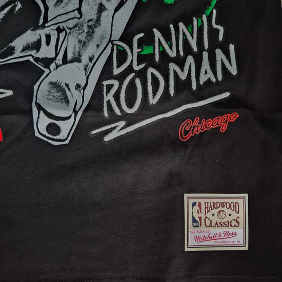 M&N Chicago Bulls Dennis Rodman Chalked Up Tee