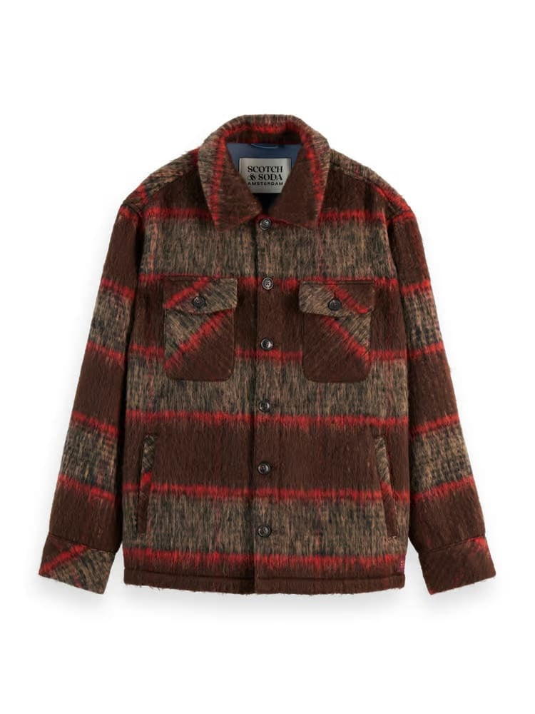 S&S Brushed Wool Blend Overshirt