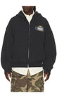 Rhude Racing Crest Zip-Up Hoodie
