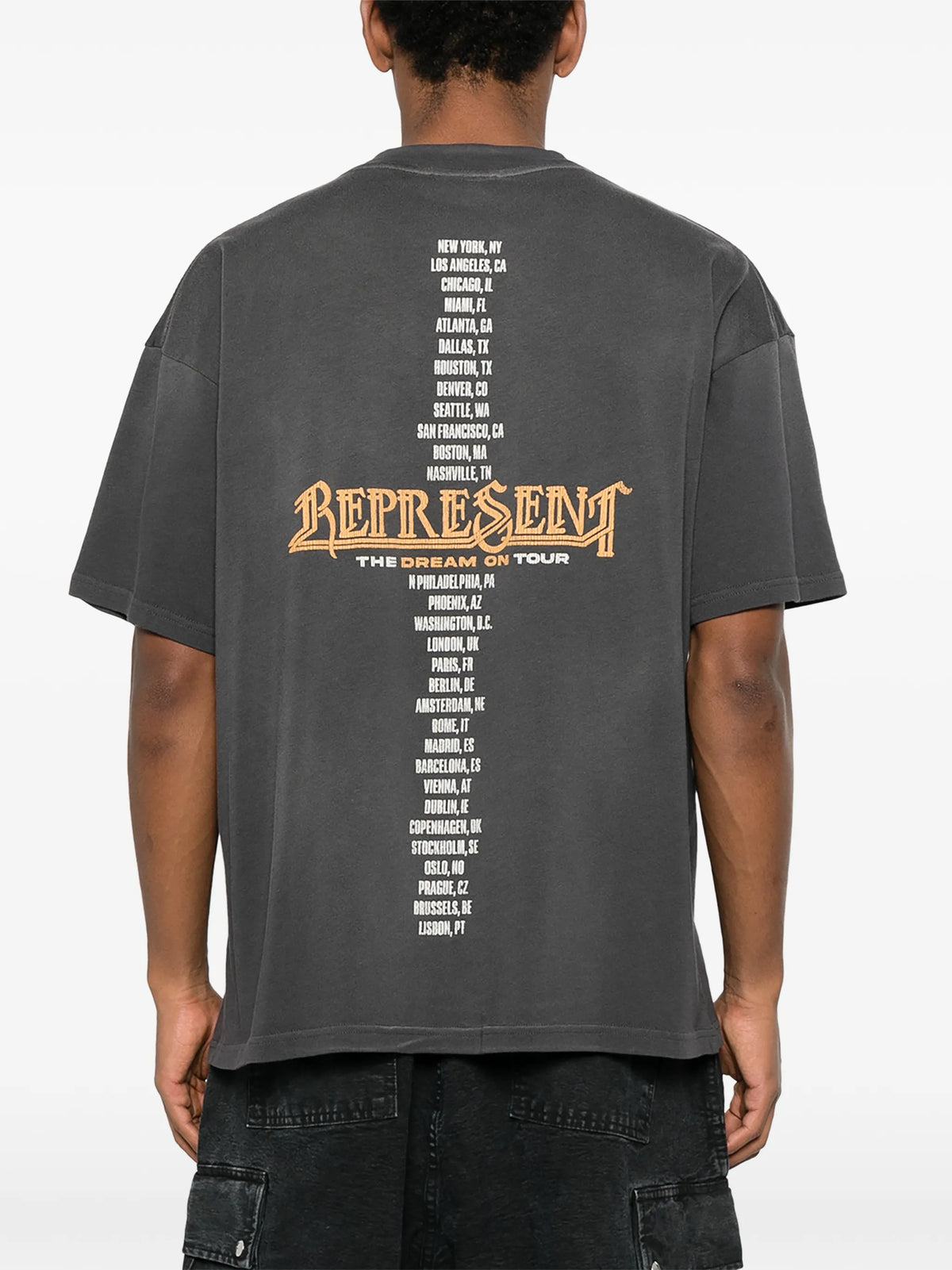 2000 Represent Represent Golden Tour Tee 'Sun Fade Grey'|MLM100823-SFG|TF – Top Fashion