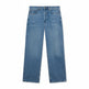 L/AB Straight Fit Piped Denim