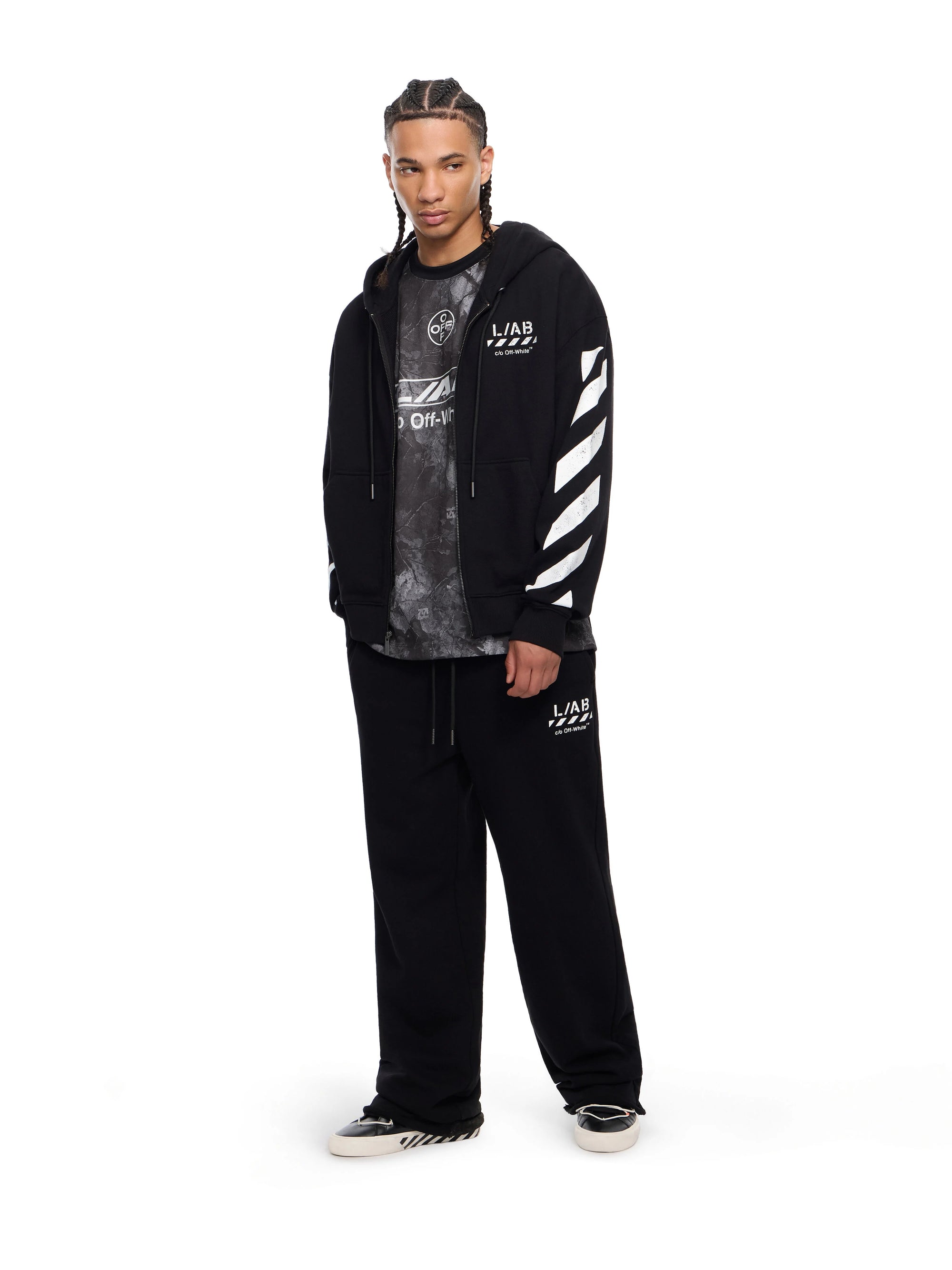 L/AB Diag Full Zip Hoodie