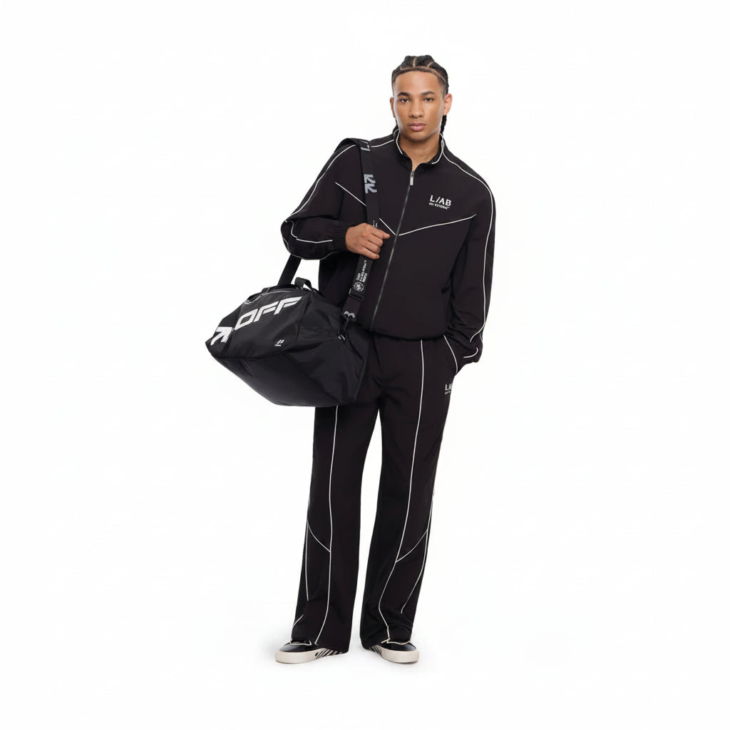 L/AB Reflective Diag Windbreaker Jacket