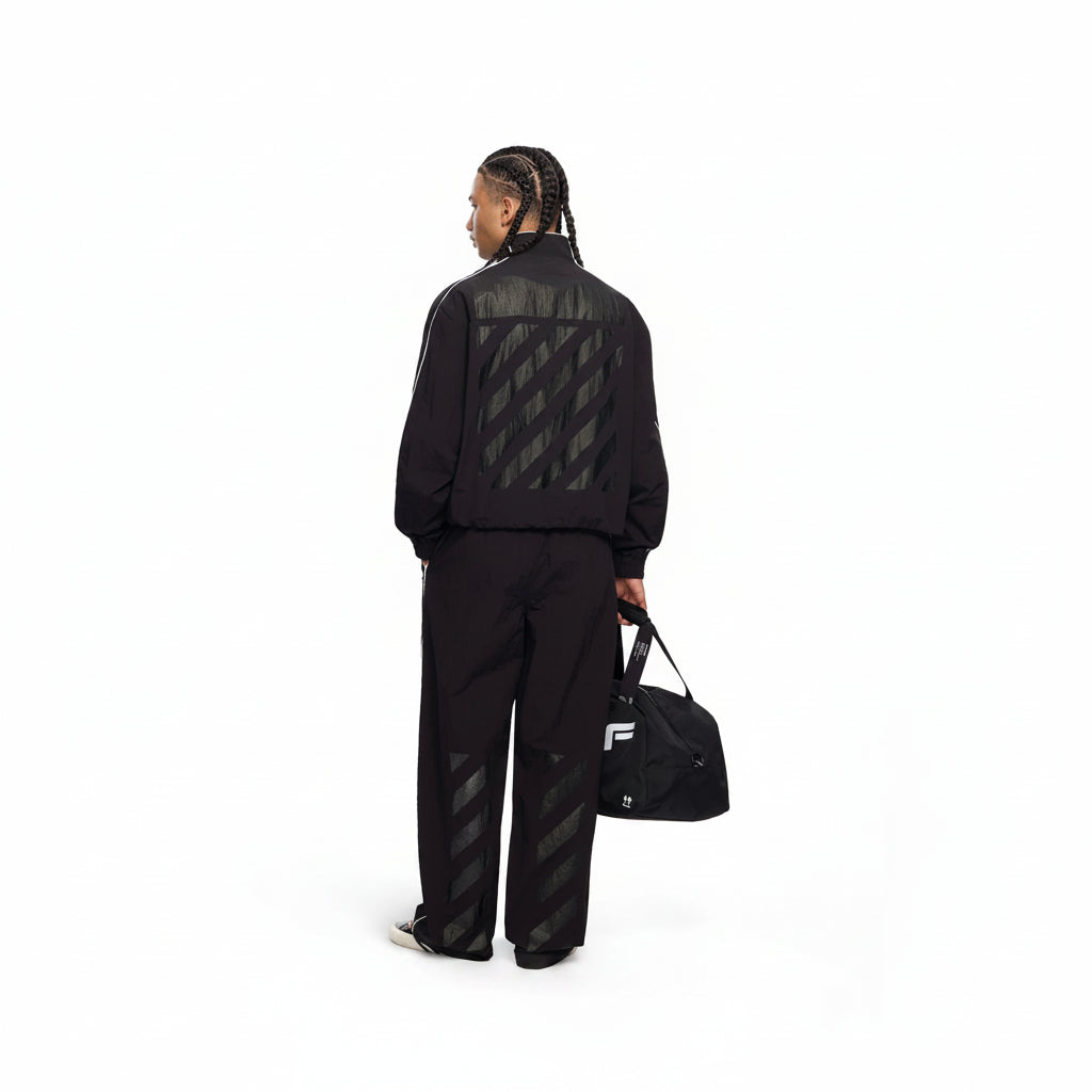 L/AB Reflective Diag Windbreaker Jacket