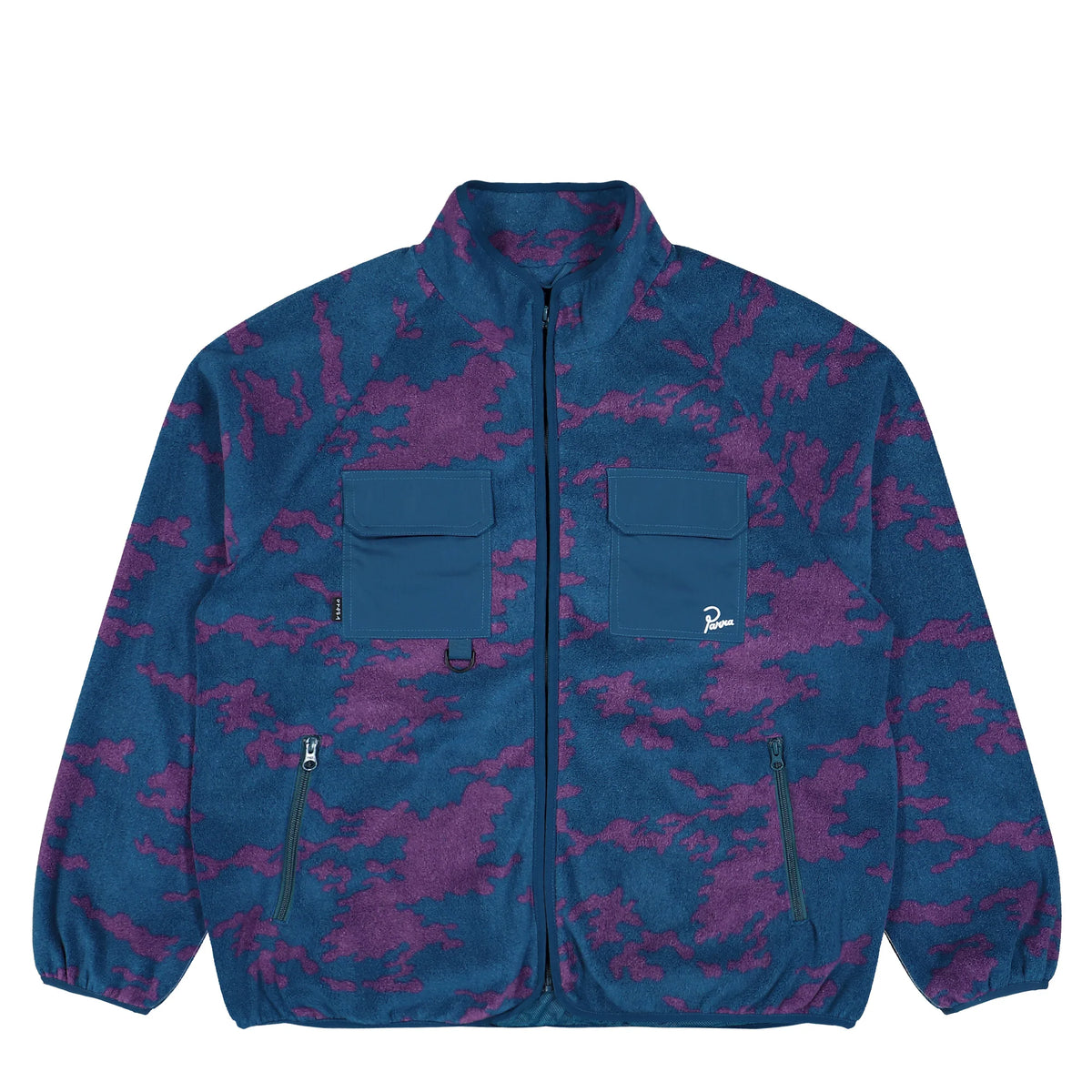 By Parra Purple Darwin Camo Fleece