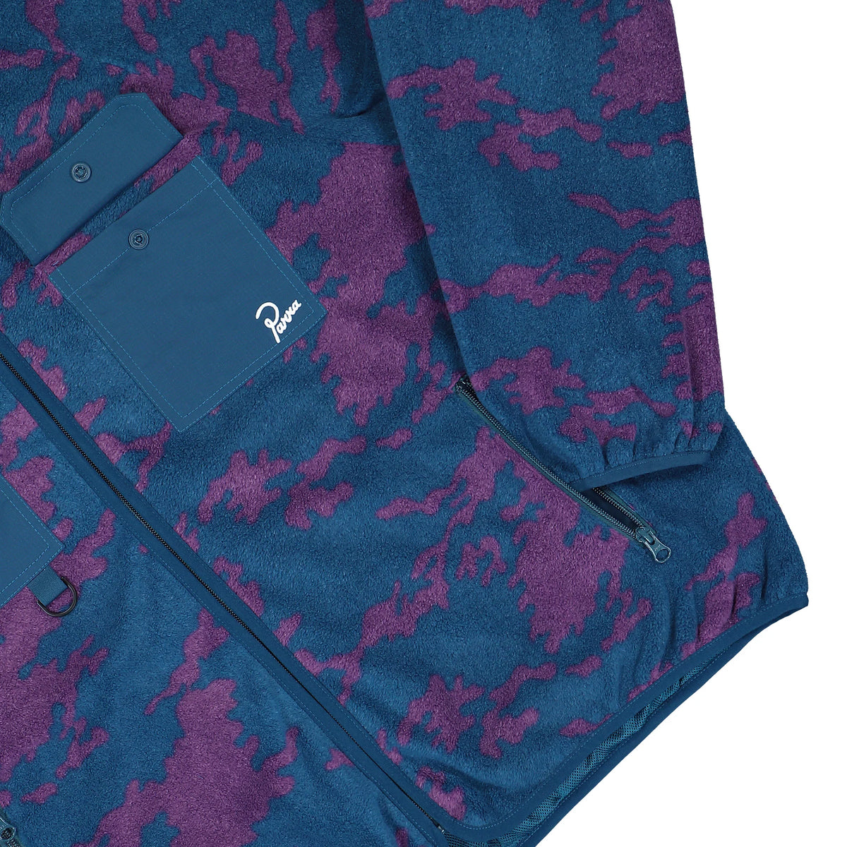 By Parra Purple Darwin Camo Fleece