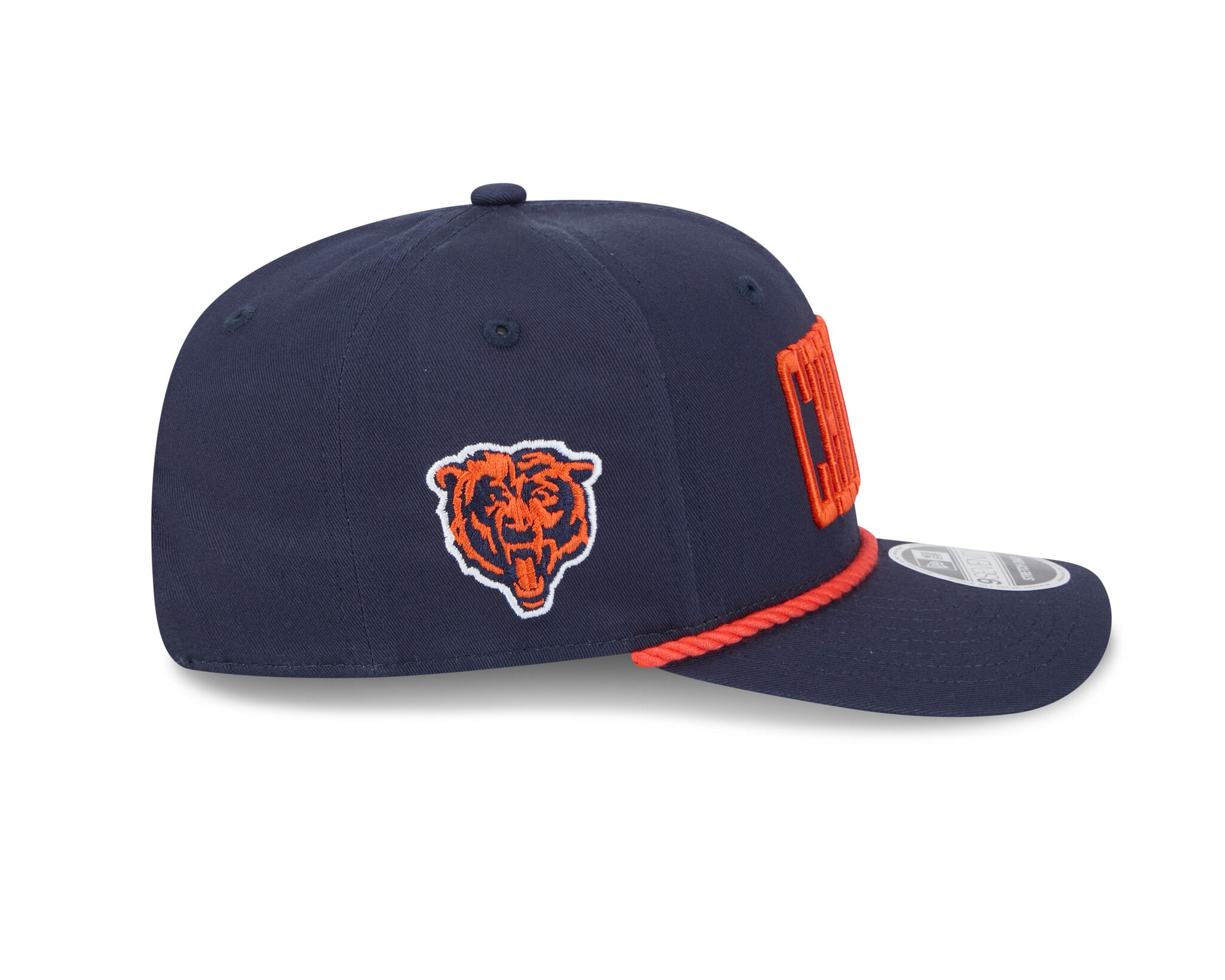 New Era 970 Chicago Bears Wordmark Stretch Snap Hat 