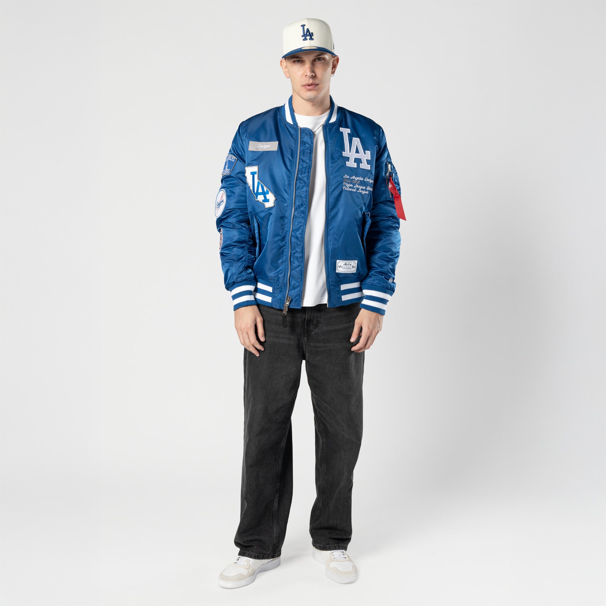 New Era Los Angeles Dodgers Alpha Jacket 'Blue/White|60684055|TF