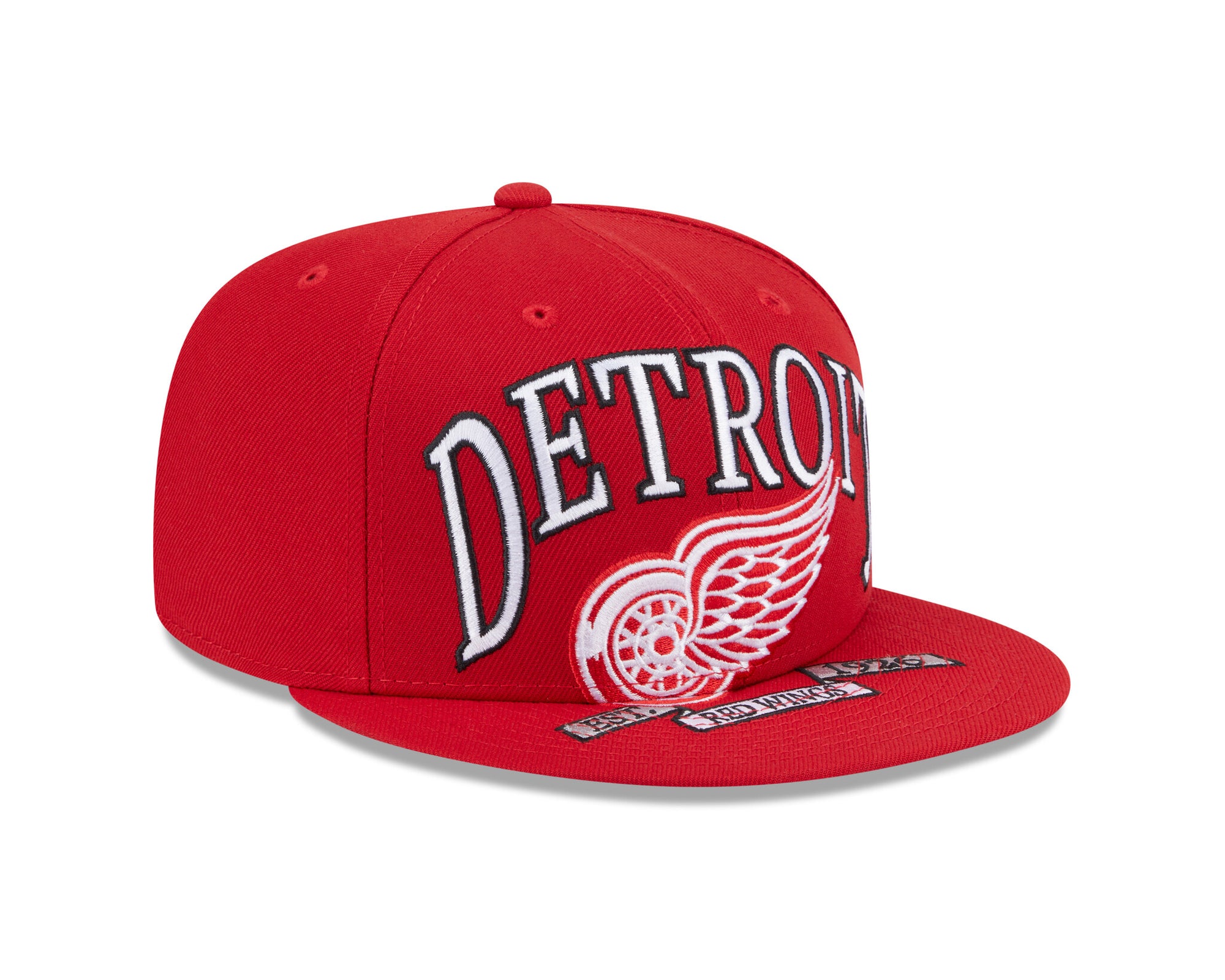 New Era 5950 Detroit Red Wings Oversized Fitted Hat 