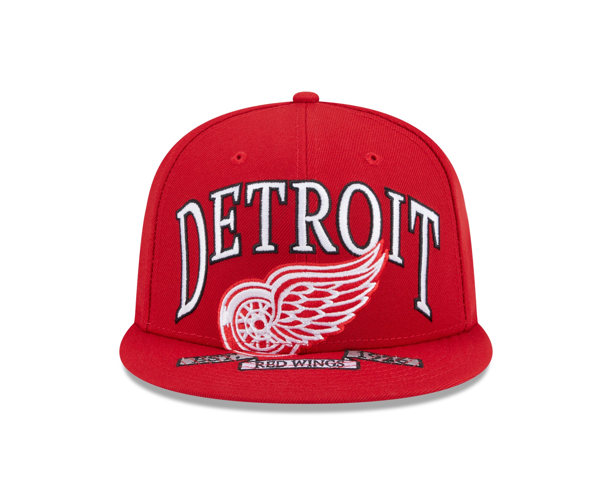 New Era 5950 Detroit Red Wings Oversized Fitted Hat 