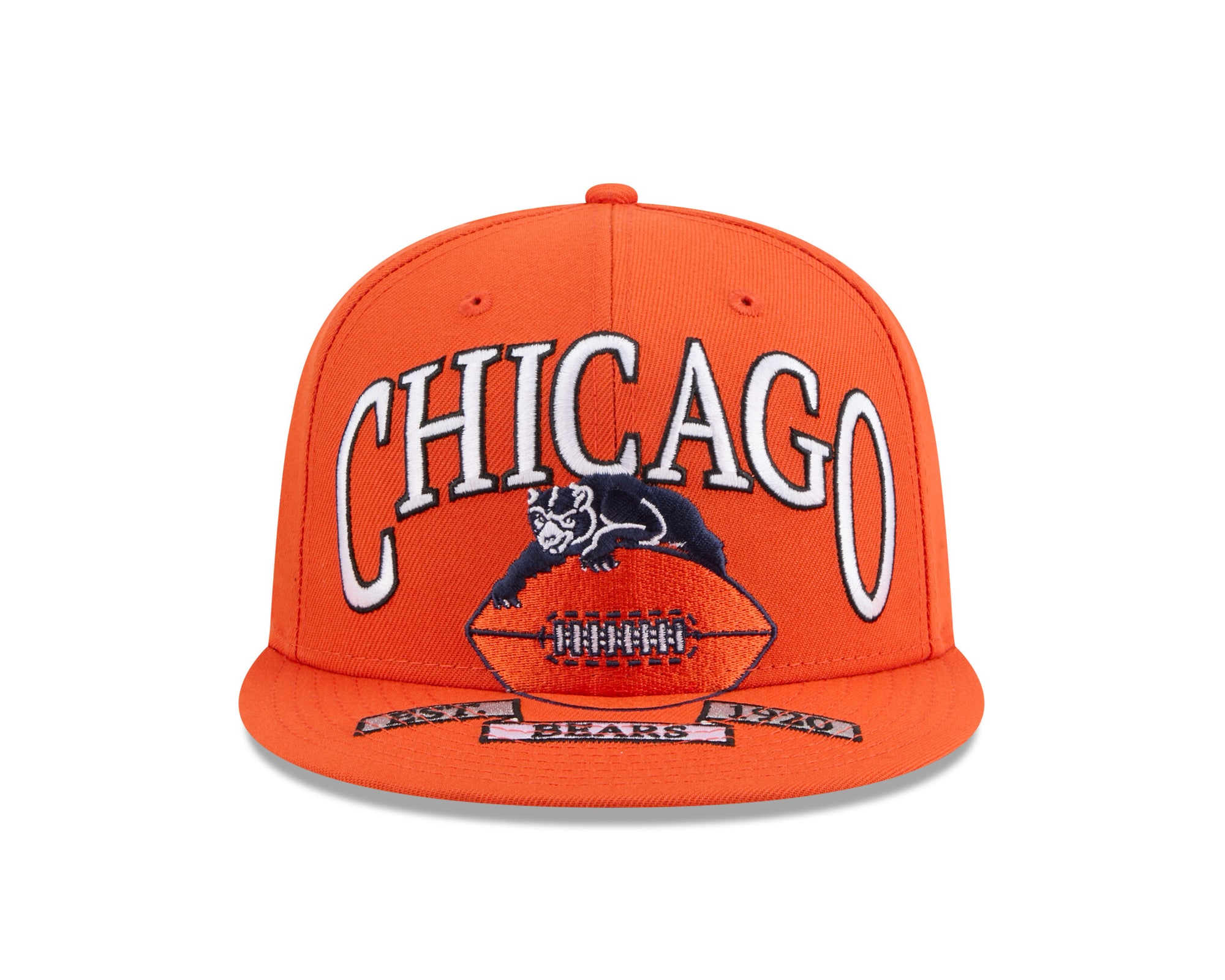 New Era 5950 Chicago Bears Oversized Fitted Hat