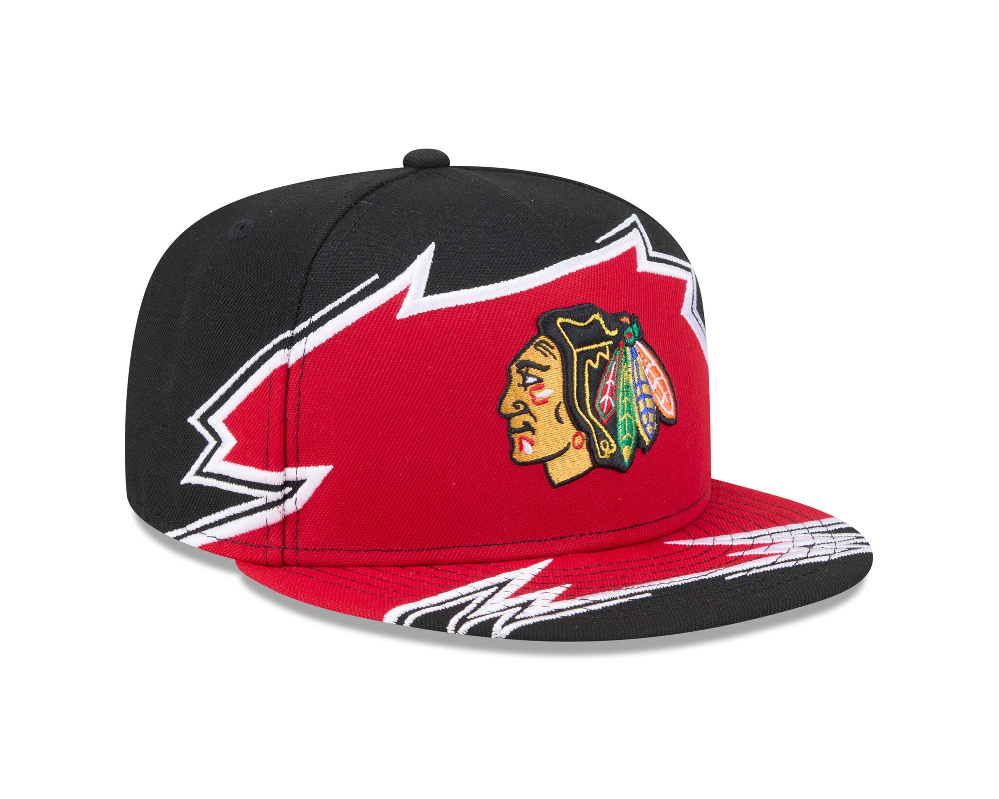 New Era 5950 Chicago Blackhawks Break Fitted Hat 