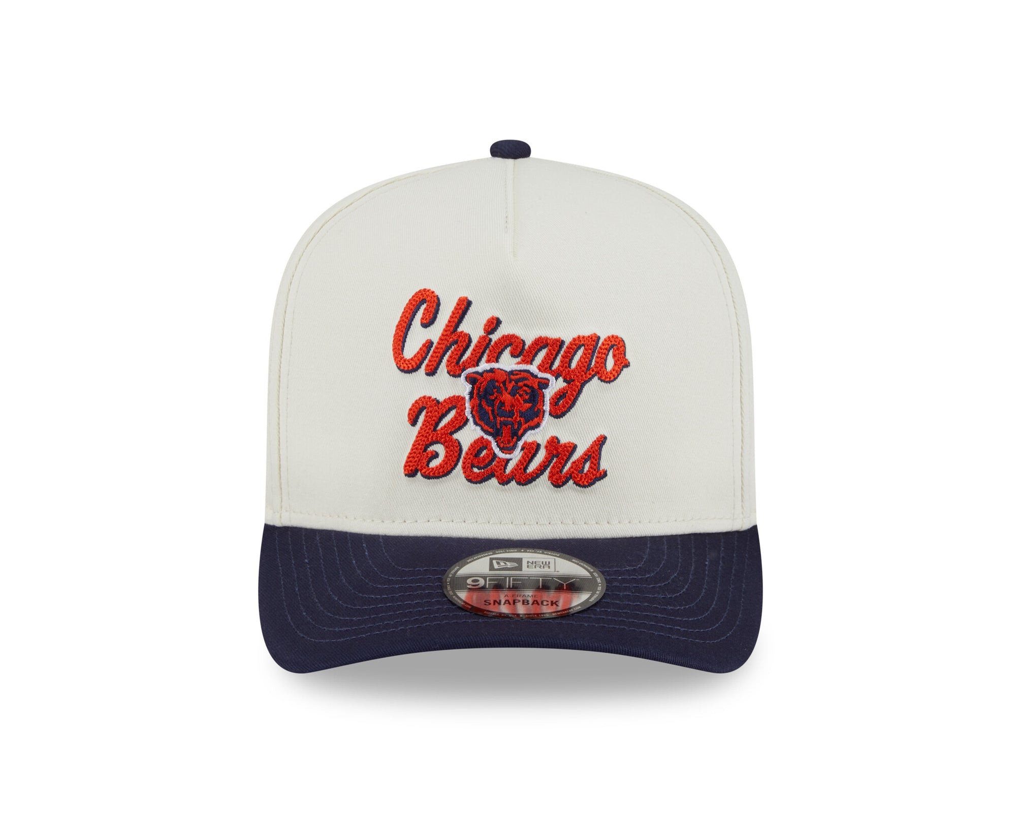 New Era 950 A-Frame Chicago Bears Chainstich Snapback Hat
