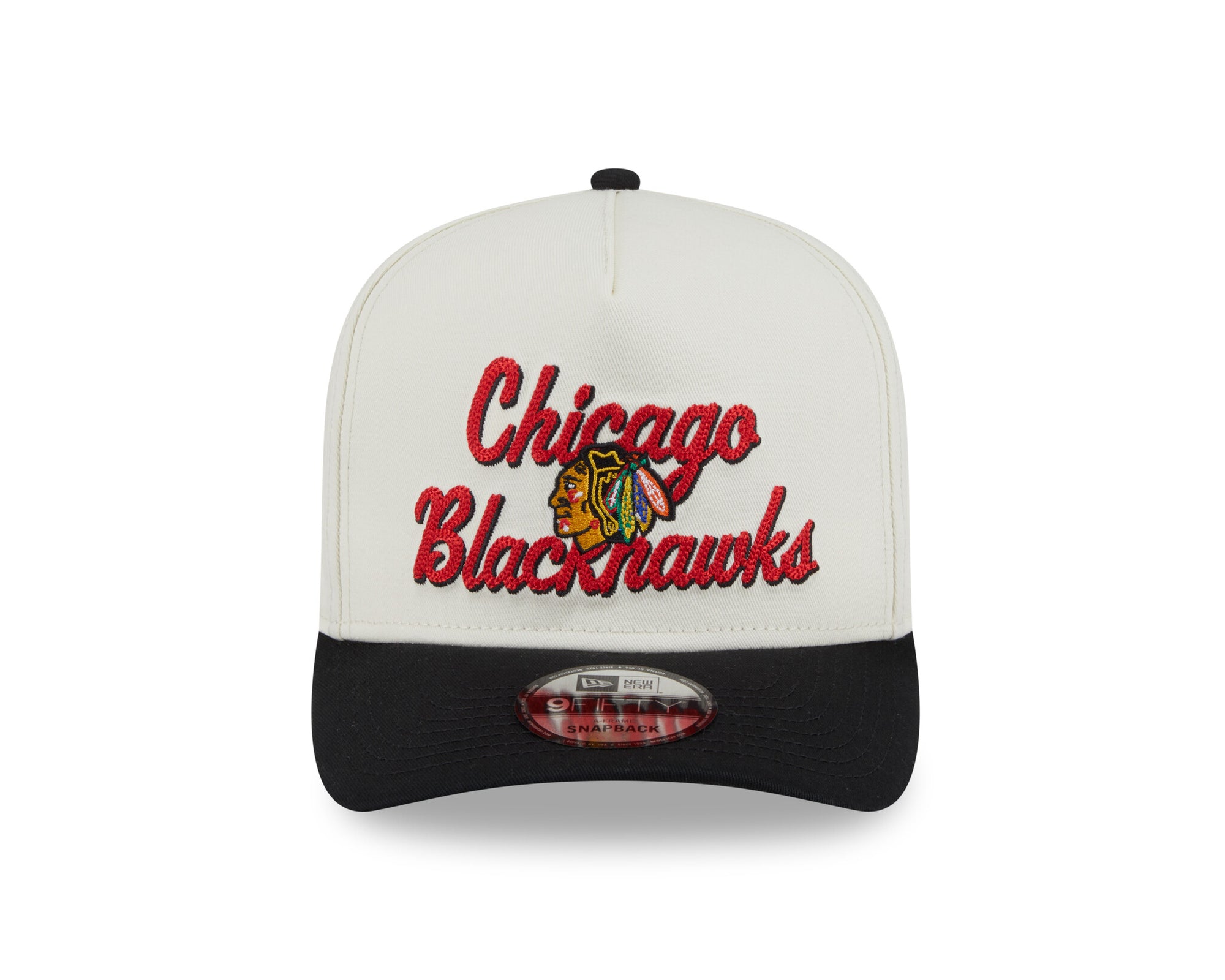 New Era 950 A-Frame Chicago Blackhawks Chainstich Snapback Hat