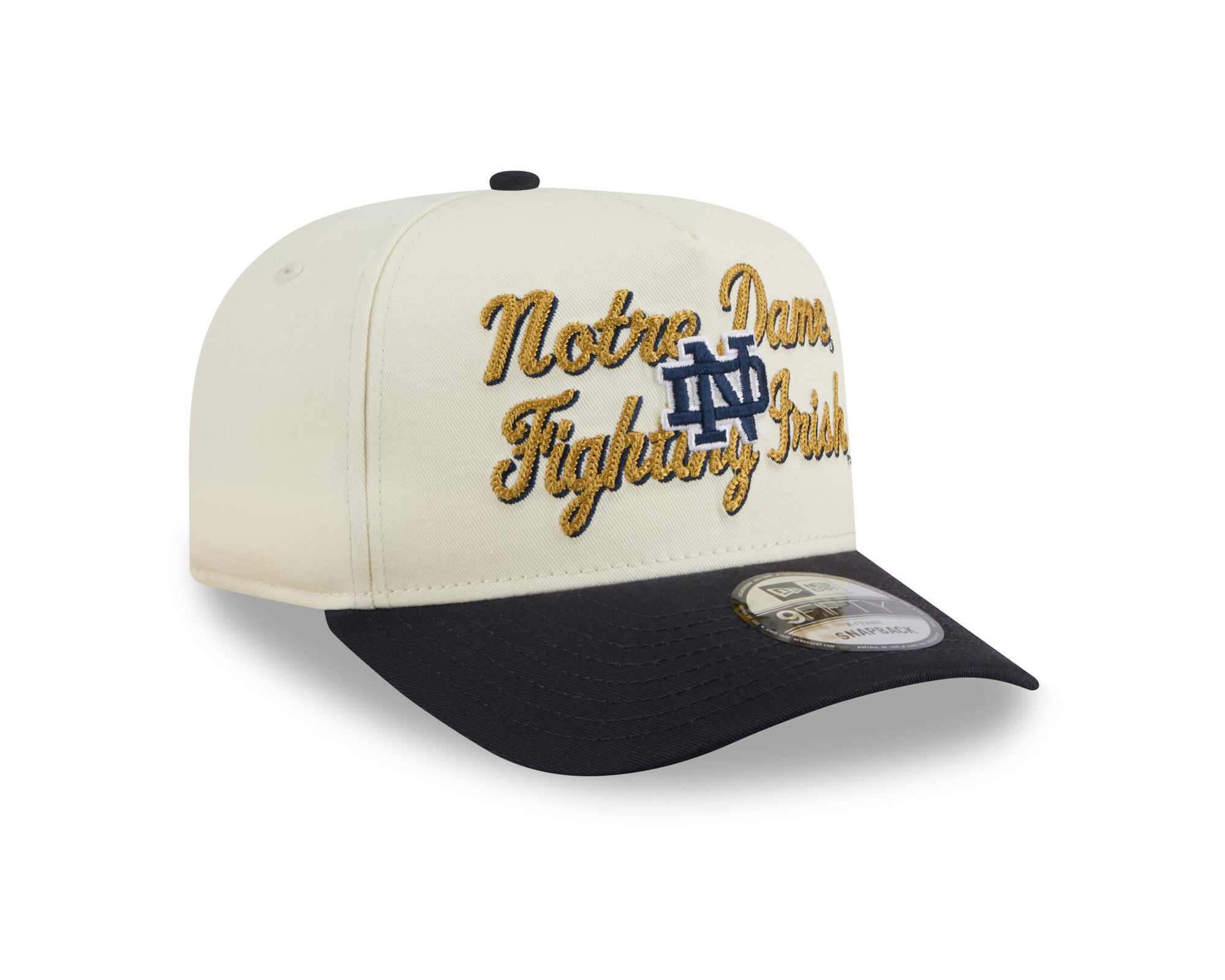 New Era 950 A-Frame Notre Dame Fighting Irish Chainstich Snapback Hat 
