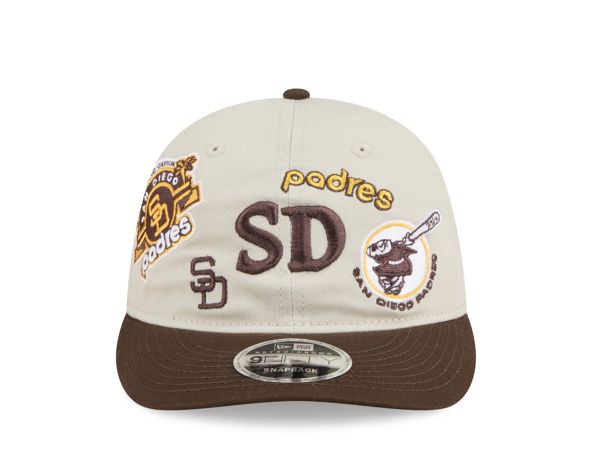 New Era 950 Retro Crown San Diego Padres Snapback Hat 