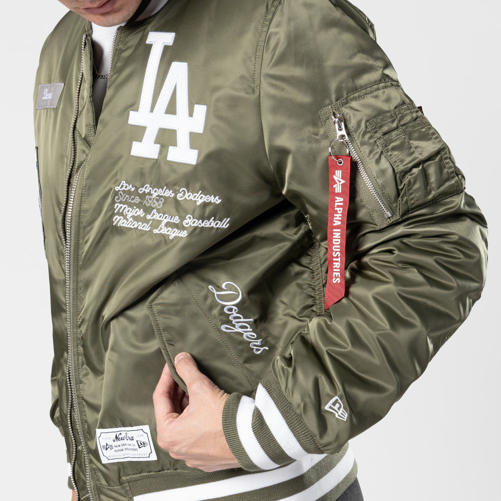 New Era Los Angeles Dodgers Jacket 日本未発売 New Era Los Angeles Dodgers Nylon Varsity Jacket Bright Royal