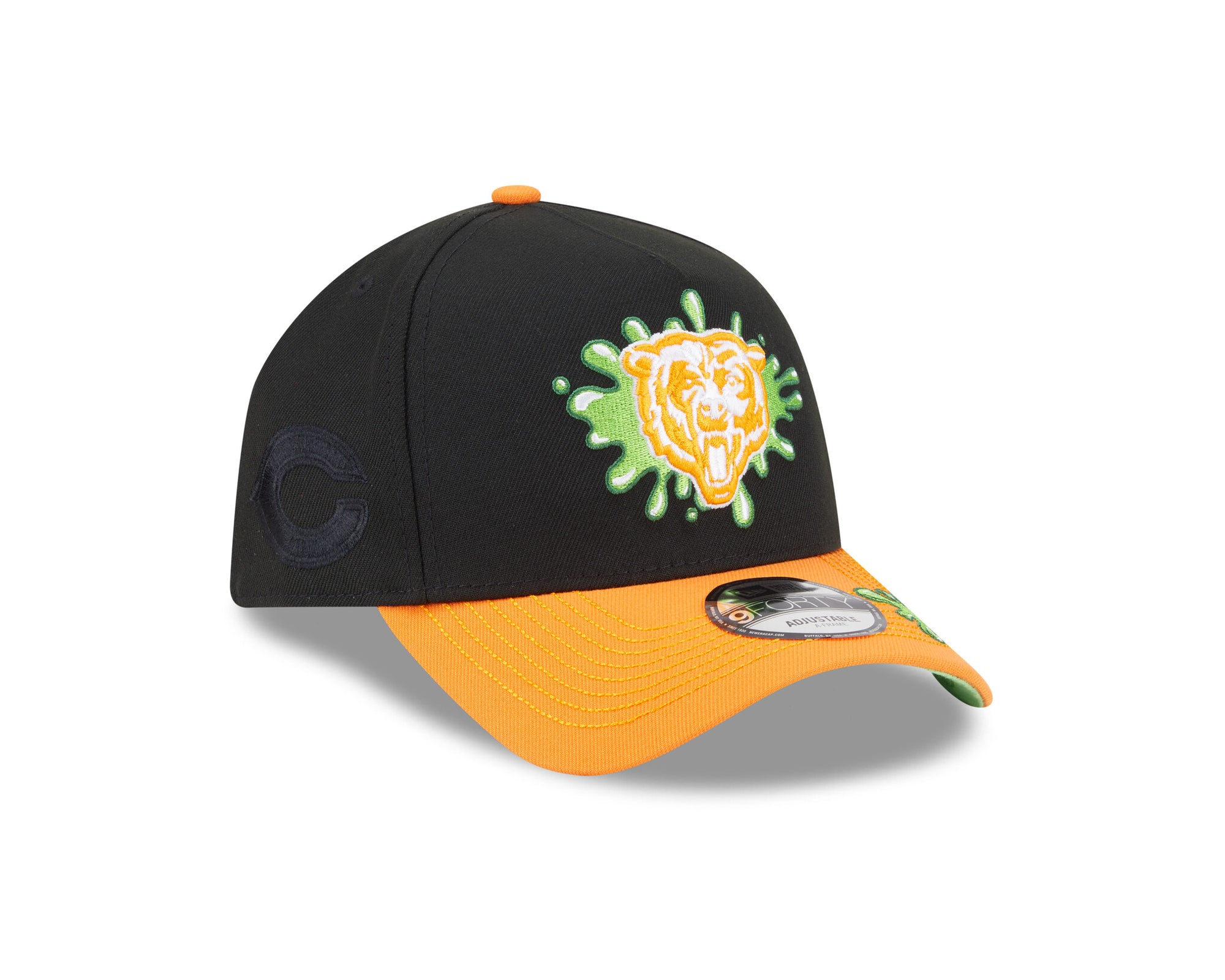 New Era x Nickelodeon 940 A-Frame NFL Chicago Bears Slime Fitted Hat 