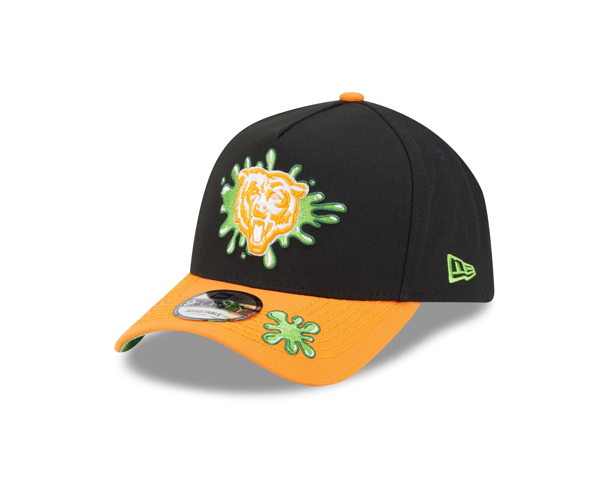 New Era x Nickelodeon 940 A-Frame NFL Chicago Bears Slime Fitted Hat 