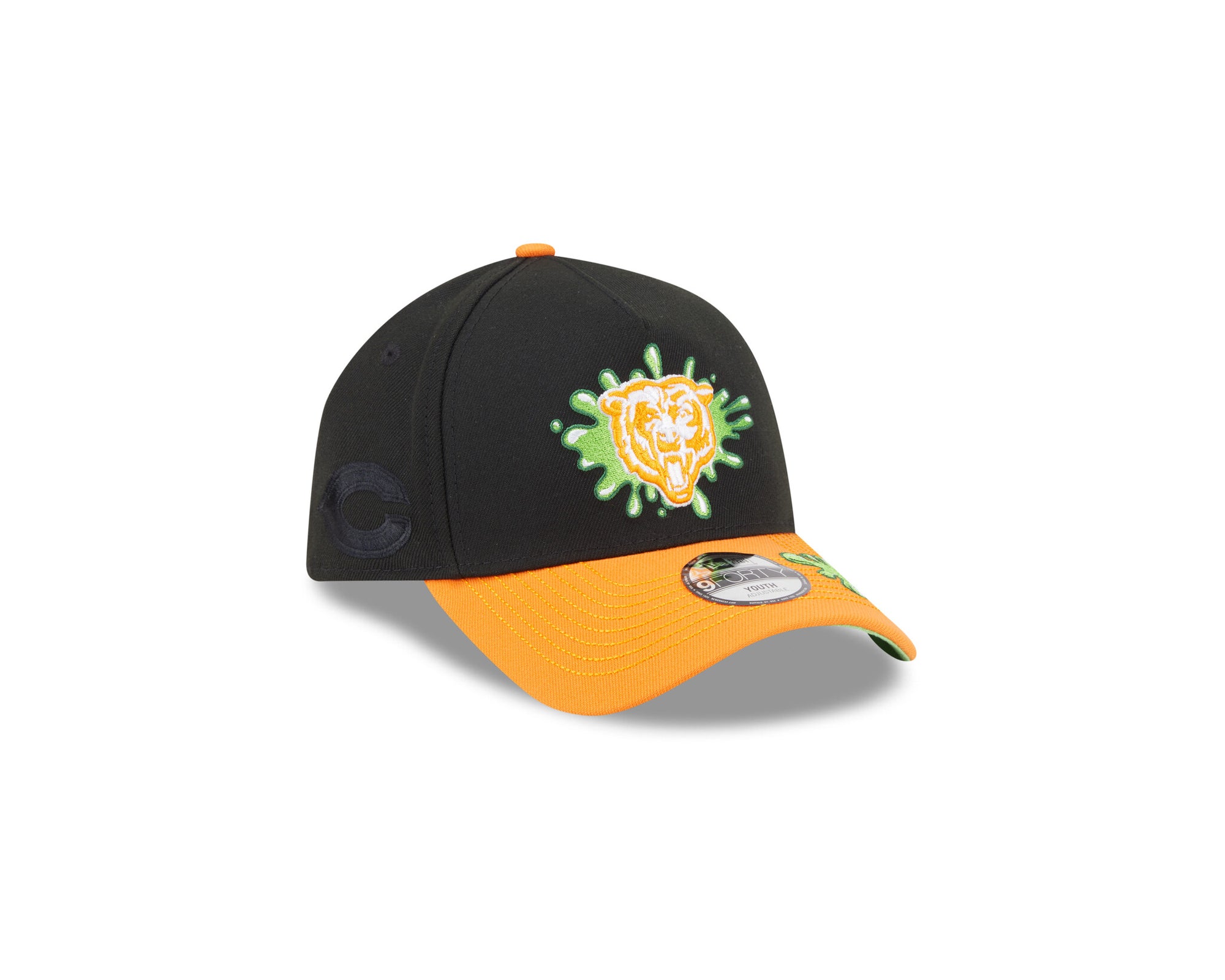 Kids New Era x Nickelodeon 940 NFL Chicago Bears Slime Snapback Hat 
