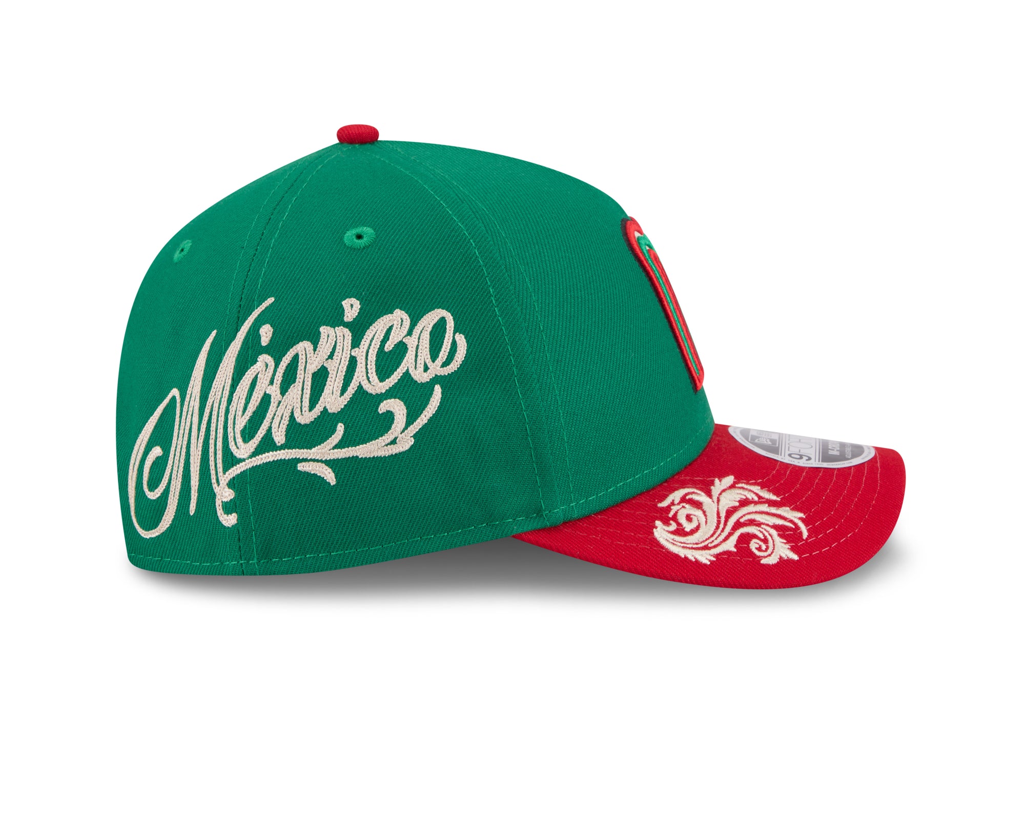 New Era 940 M Crown A Frame Mexico Wordmark Snapback Hat
