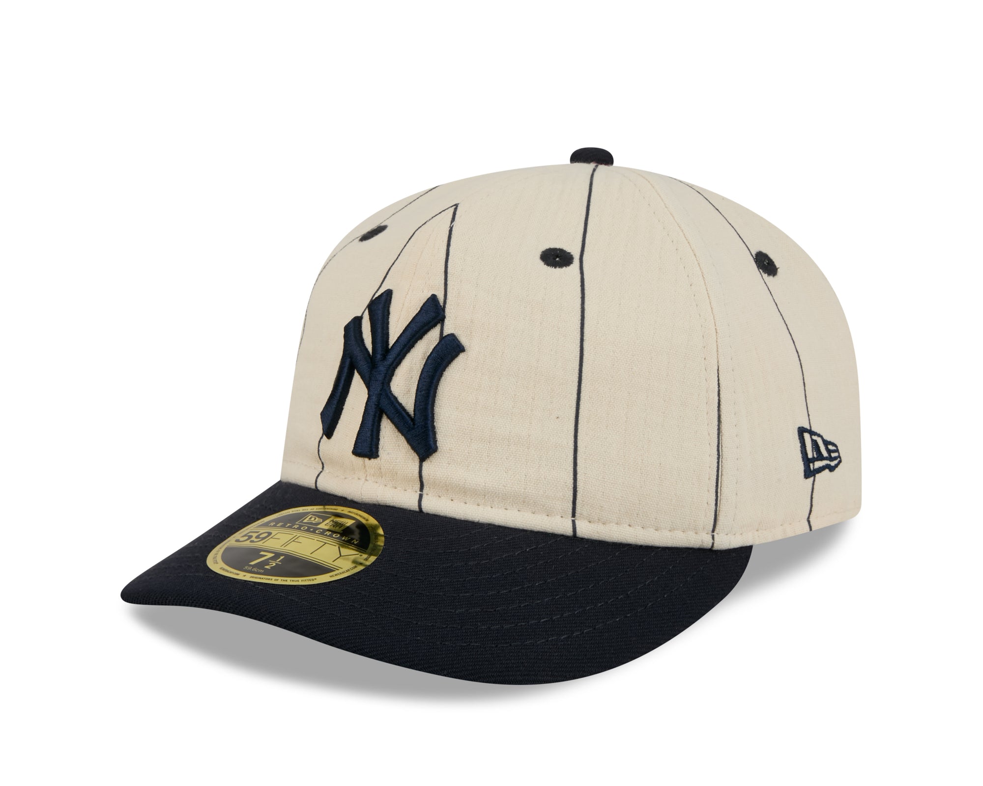 New Era 5950 Retro Crown New York Yankees Linen Fitted Hat