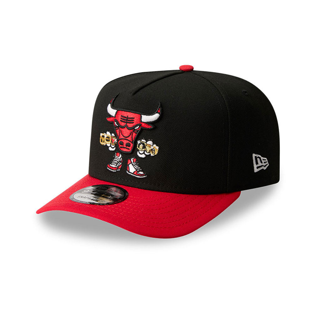 New Era 950 A Frame Chicago Bulls Cartoon Snapback Hat