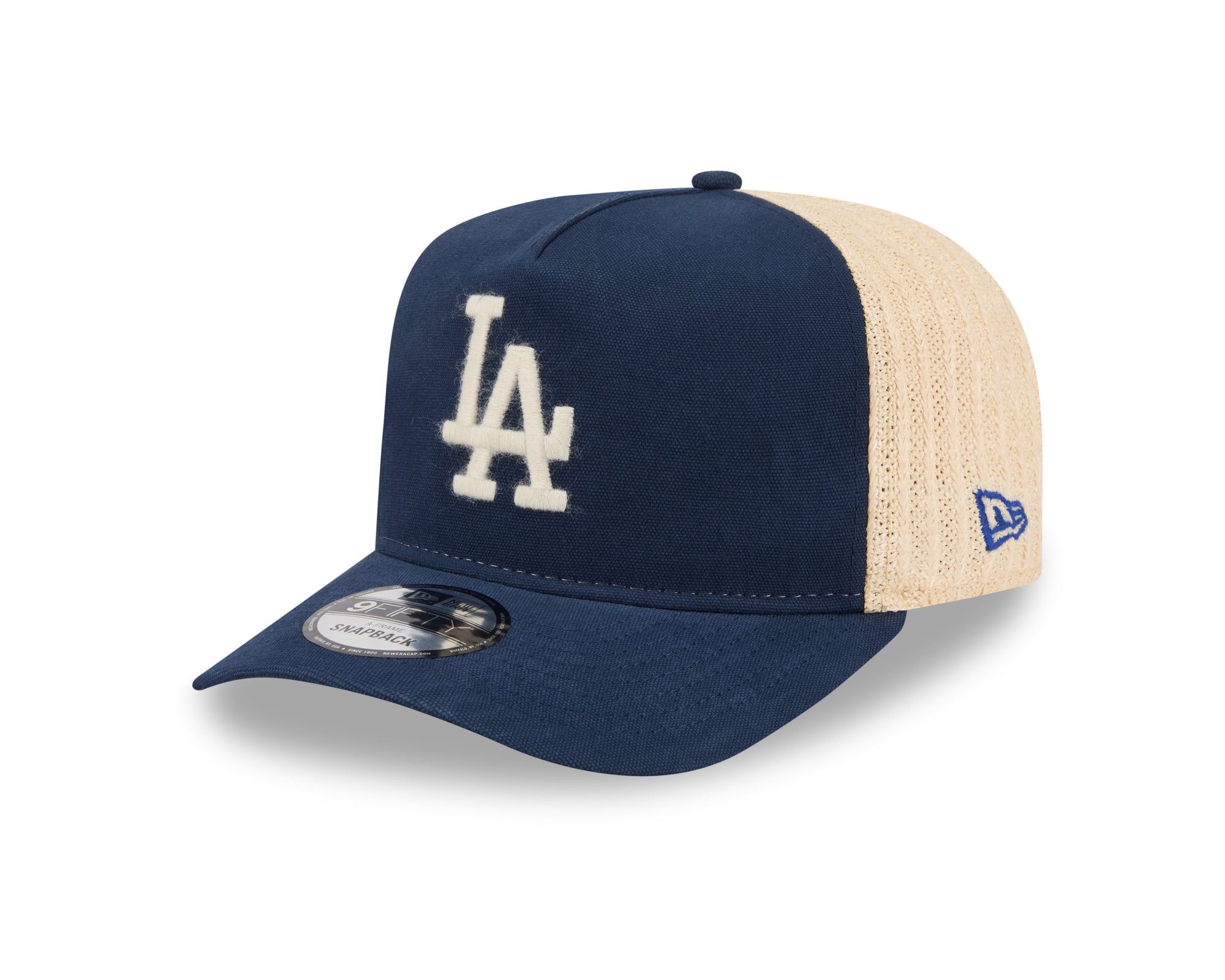 New Era 950 A Frame Los Angeles Dodgers Grained Snapback Hat