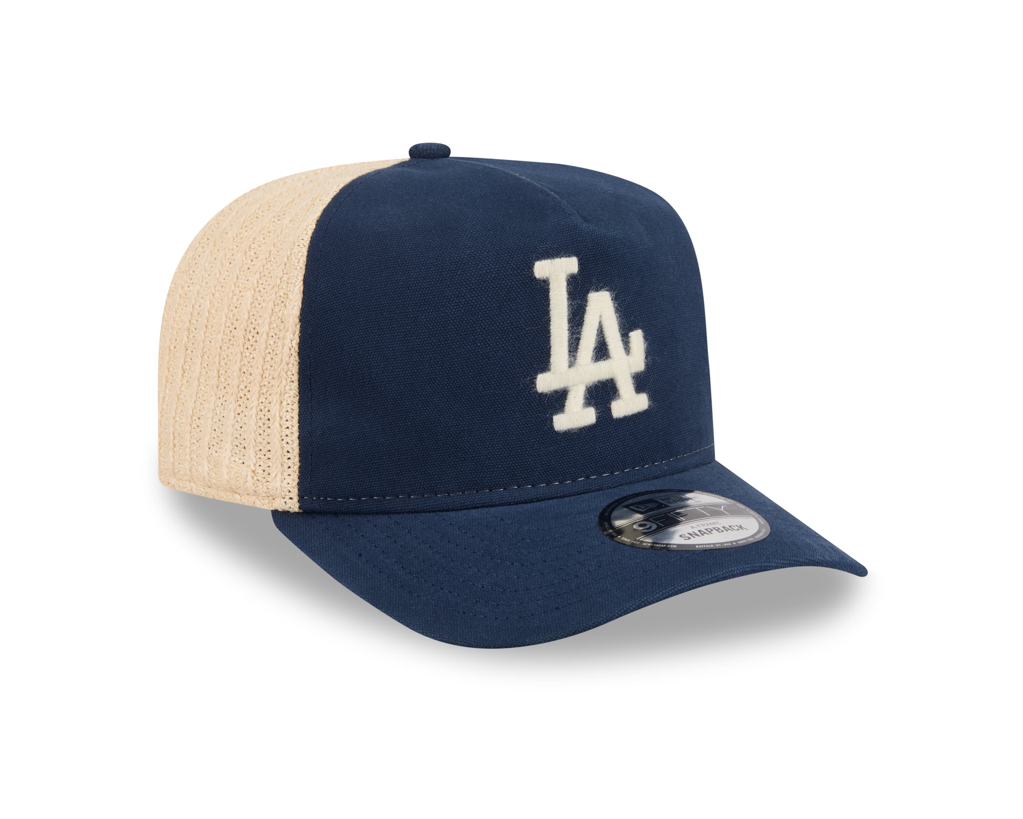 New Era 950 A Frame Los Angeles Dodgers Grained Snapback Hat