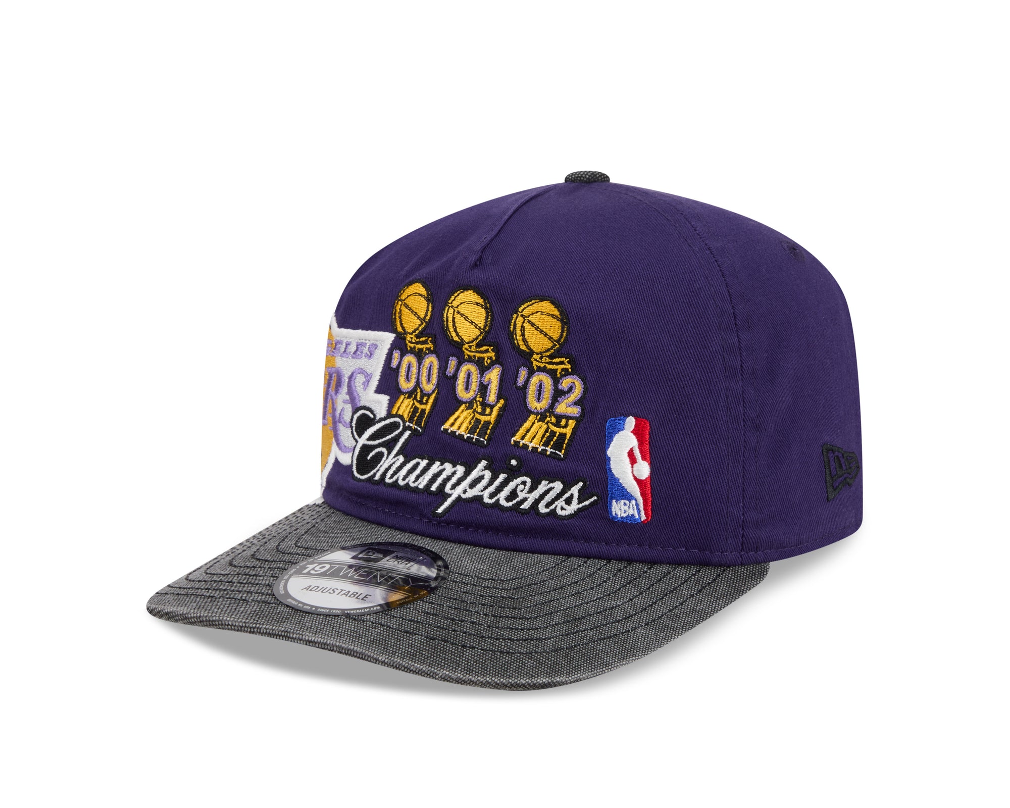 New Era 1920 Hardwood Classics Los Angeles Lakers Golfer Snapback Hat