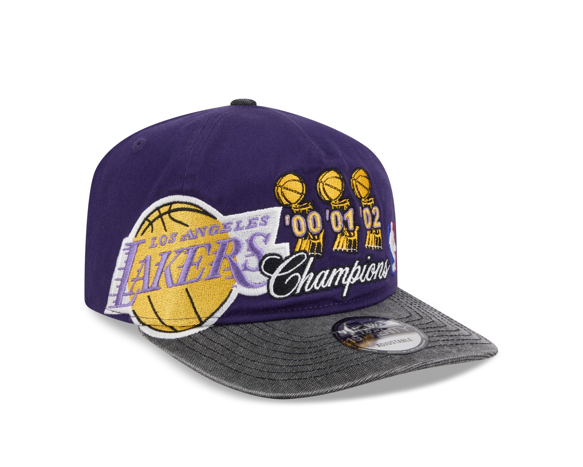 New Era 1920 Hardwood Classics Los Angeles Lakers Golfer Snapback Hat