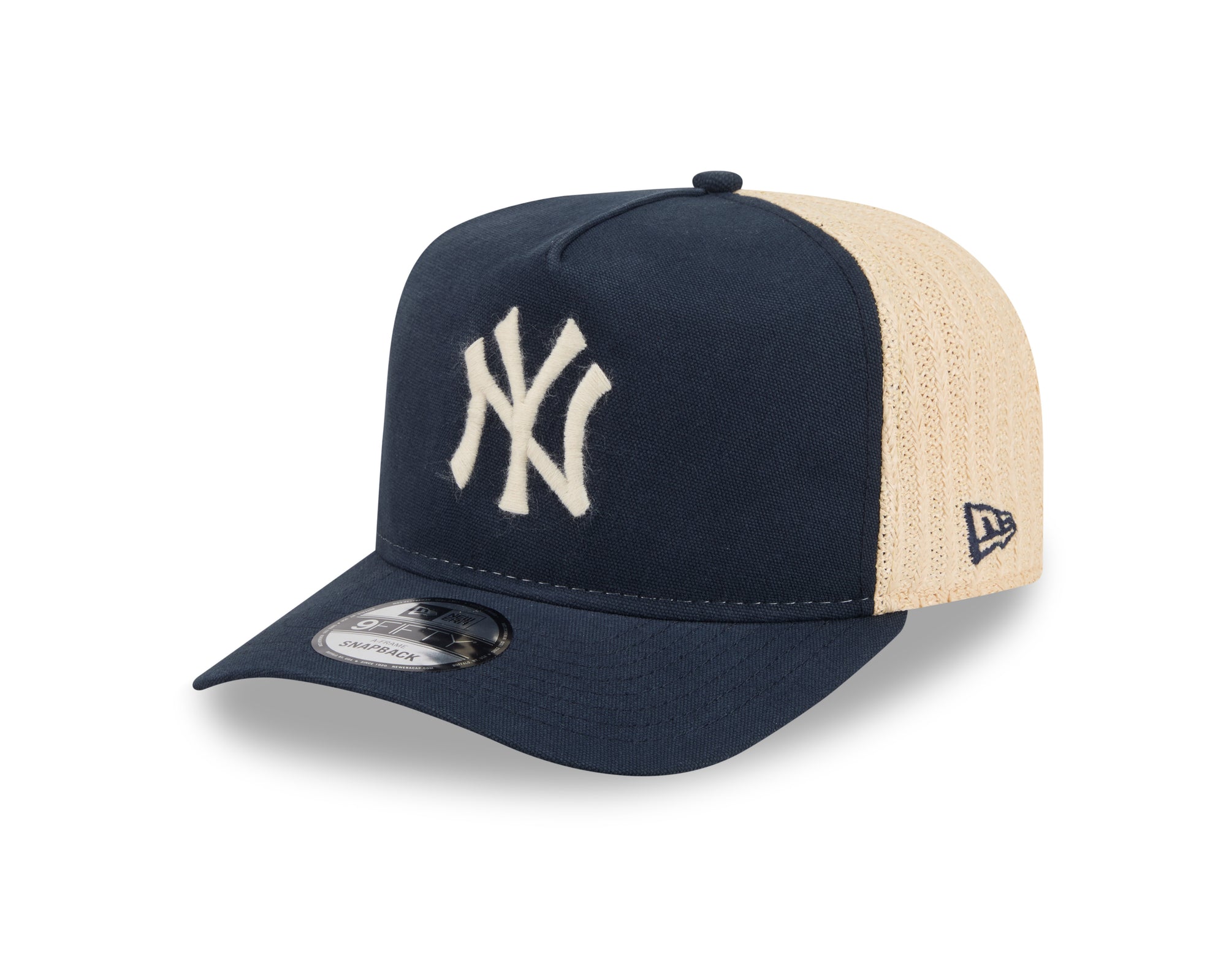 New Era 950 A Frame New York Yankees Grained Snapback Hat