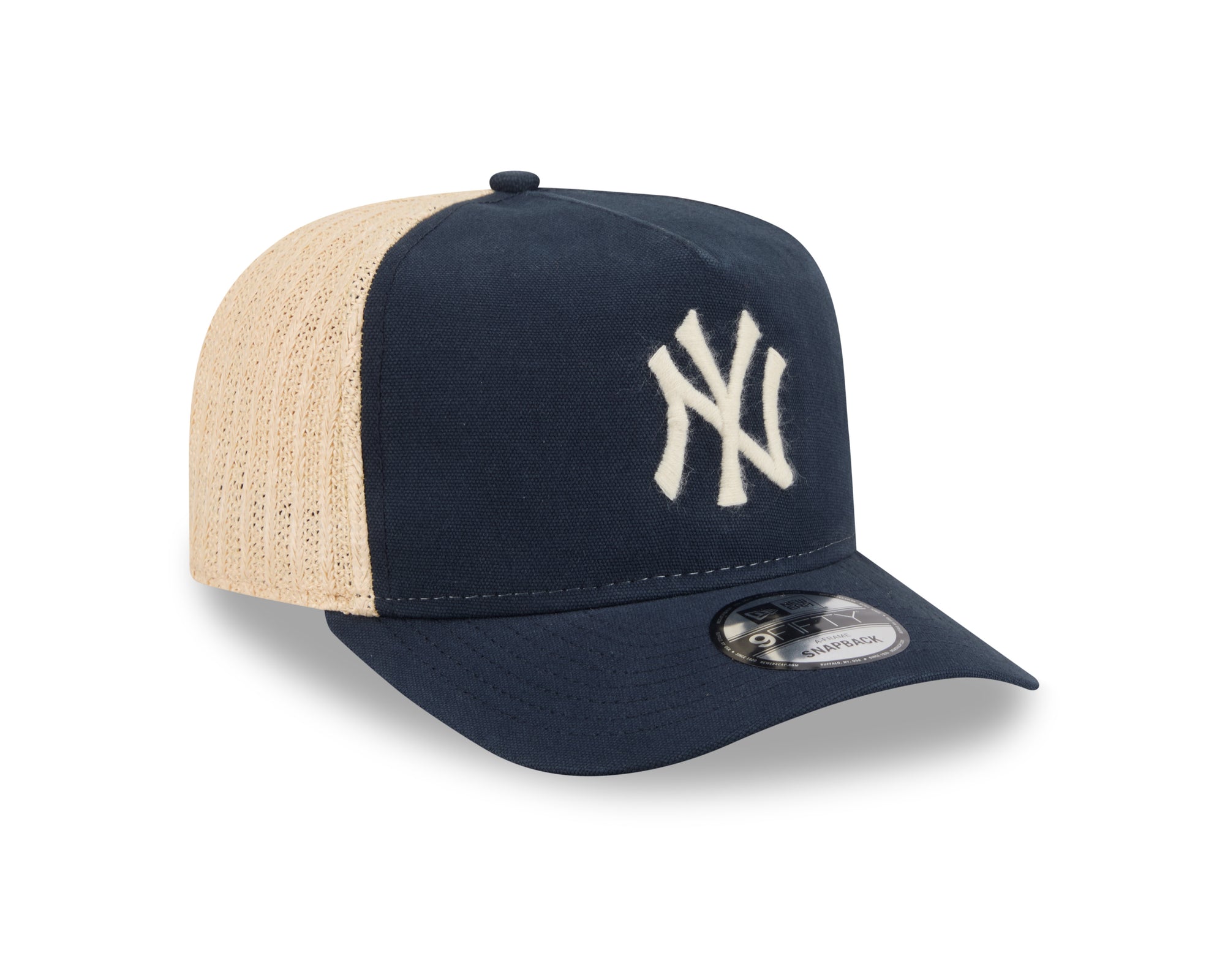 New Era 950 A Frame New York Yankees Grained Snapback Hat