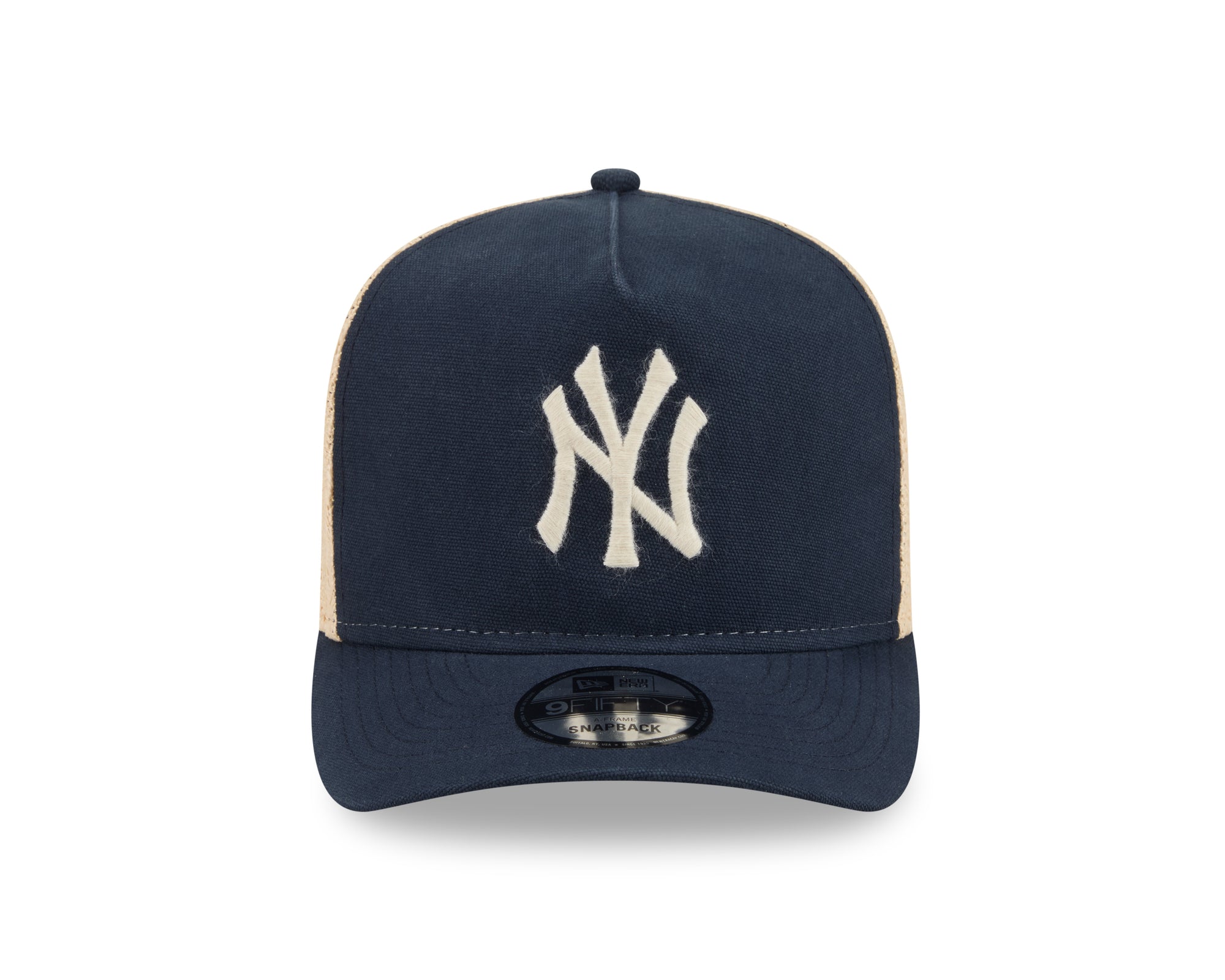 New Era 950 A Frame New York Yankees Grained Snapback Hat