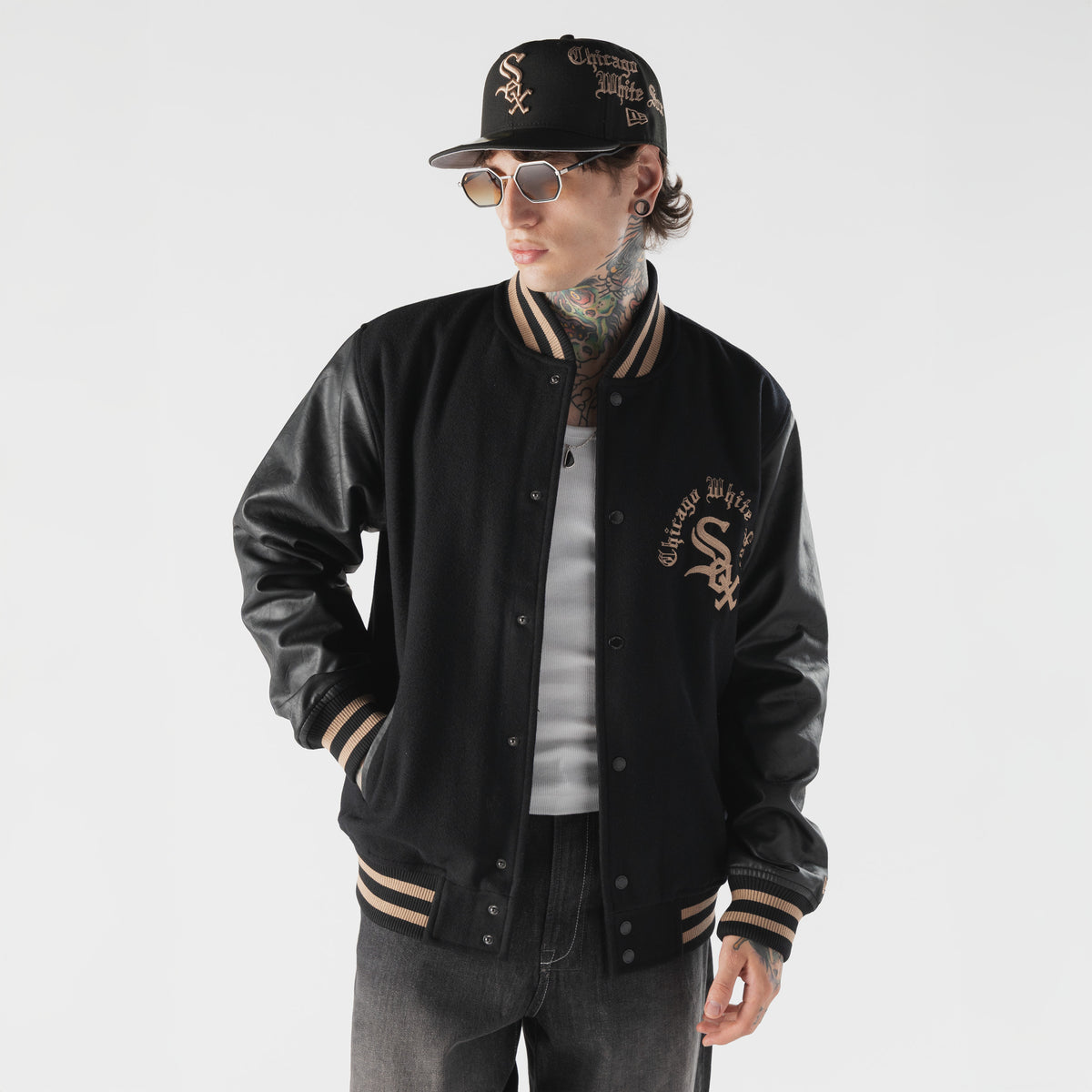 New Era Chicago White Sox Mexico Heritage Varsity Jacket