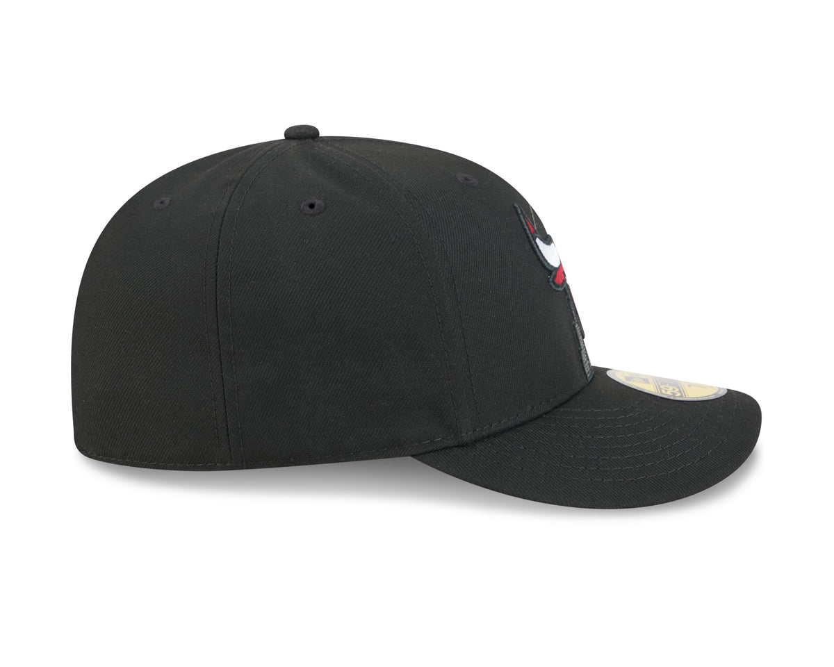New Era 5950 Pinch Crown Chicago Bulls Injection Fitted Hat
