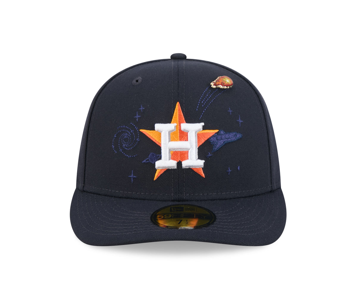 New Era 5950 Pinch Crown Houston Astros Injection Fitted Hat