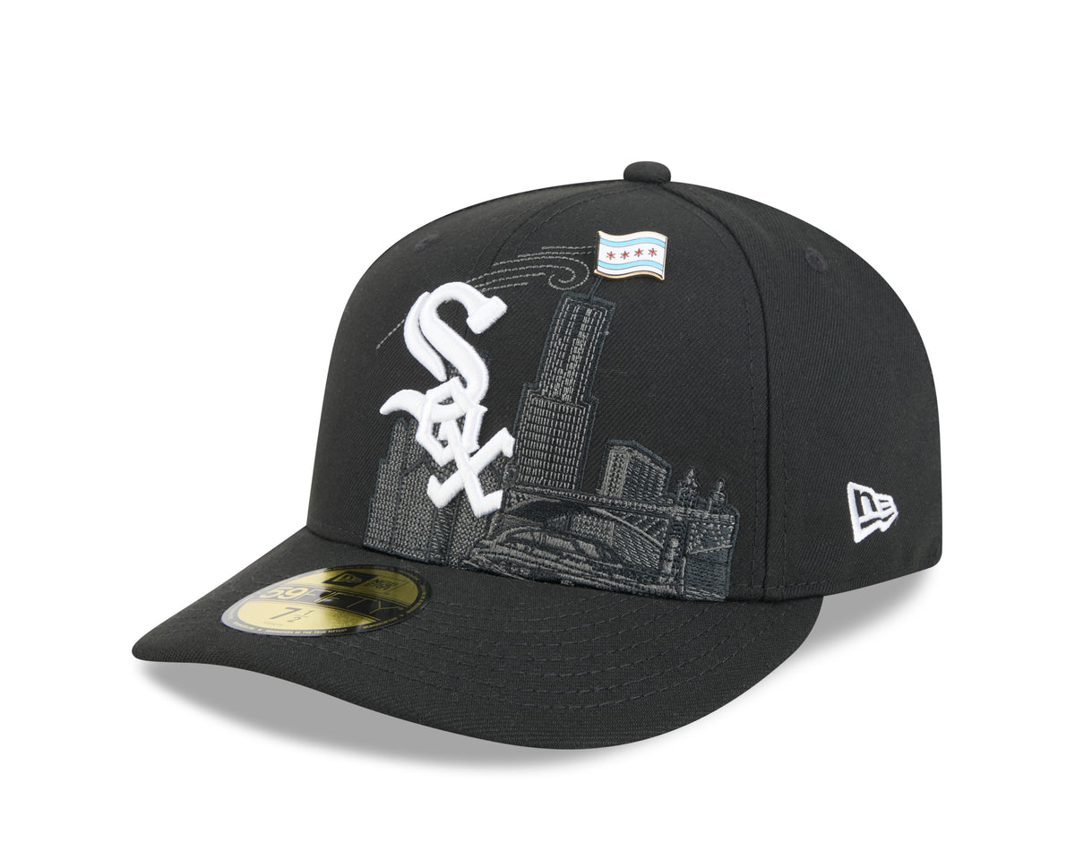 New Era 5950 Pinch Crown Chicago White Sox Injection Fitted Hat