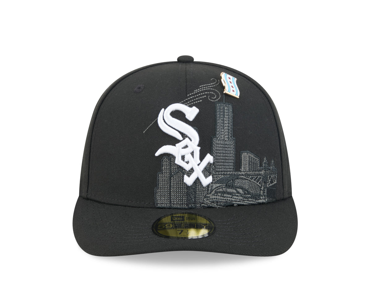 New Era 5950 Pinch Crown Chicago White Sox Injection Fitted Hat