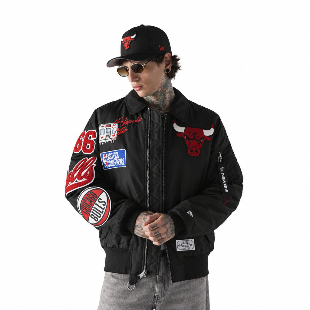 New Era x Alpha Industries Chicago Bulls MA-1 Bomber Jacket