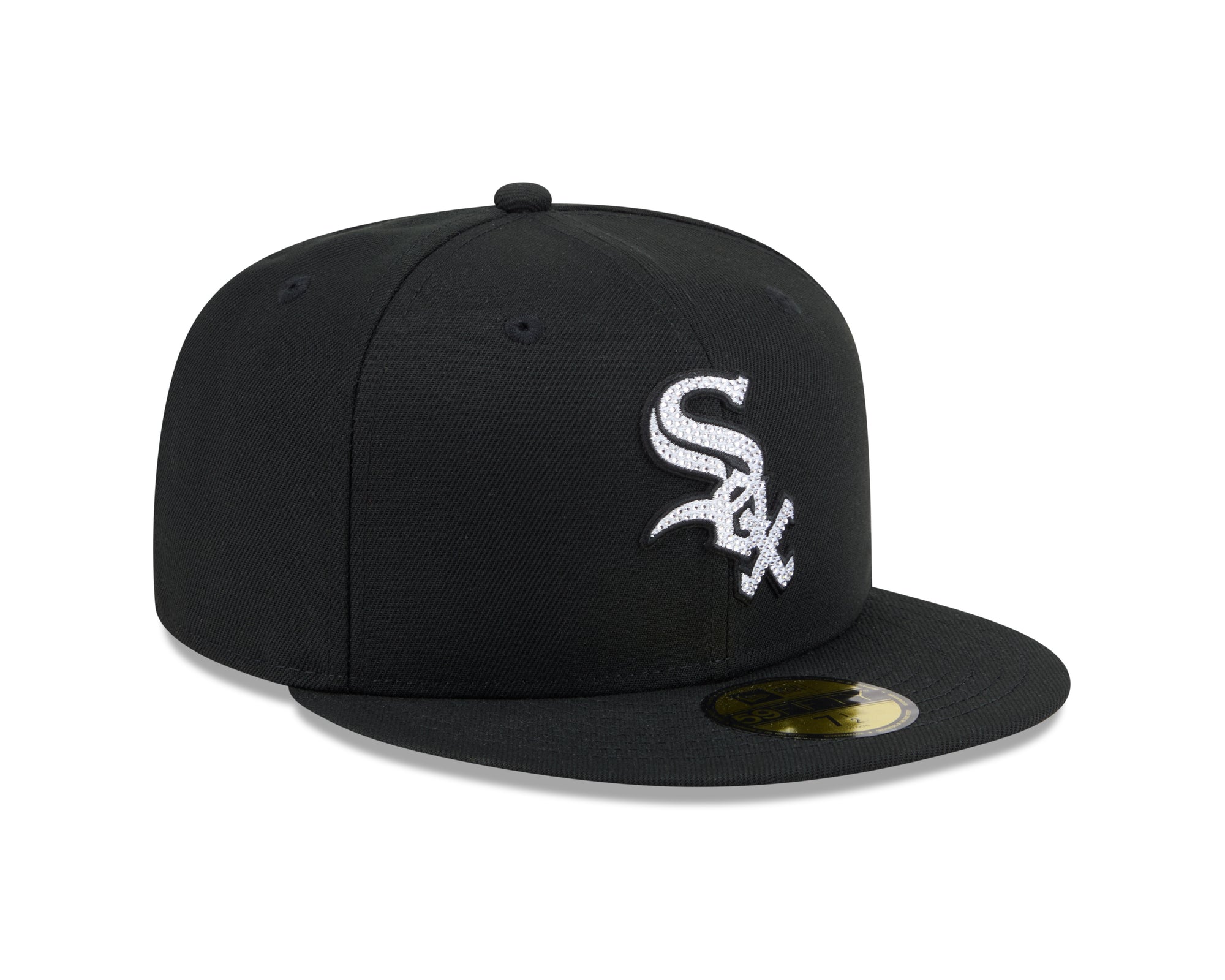 New Era 5950 Chicago White Sox Rhinestone Badge Fitted Hat