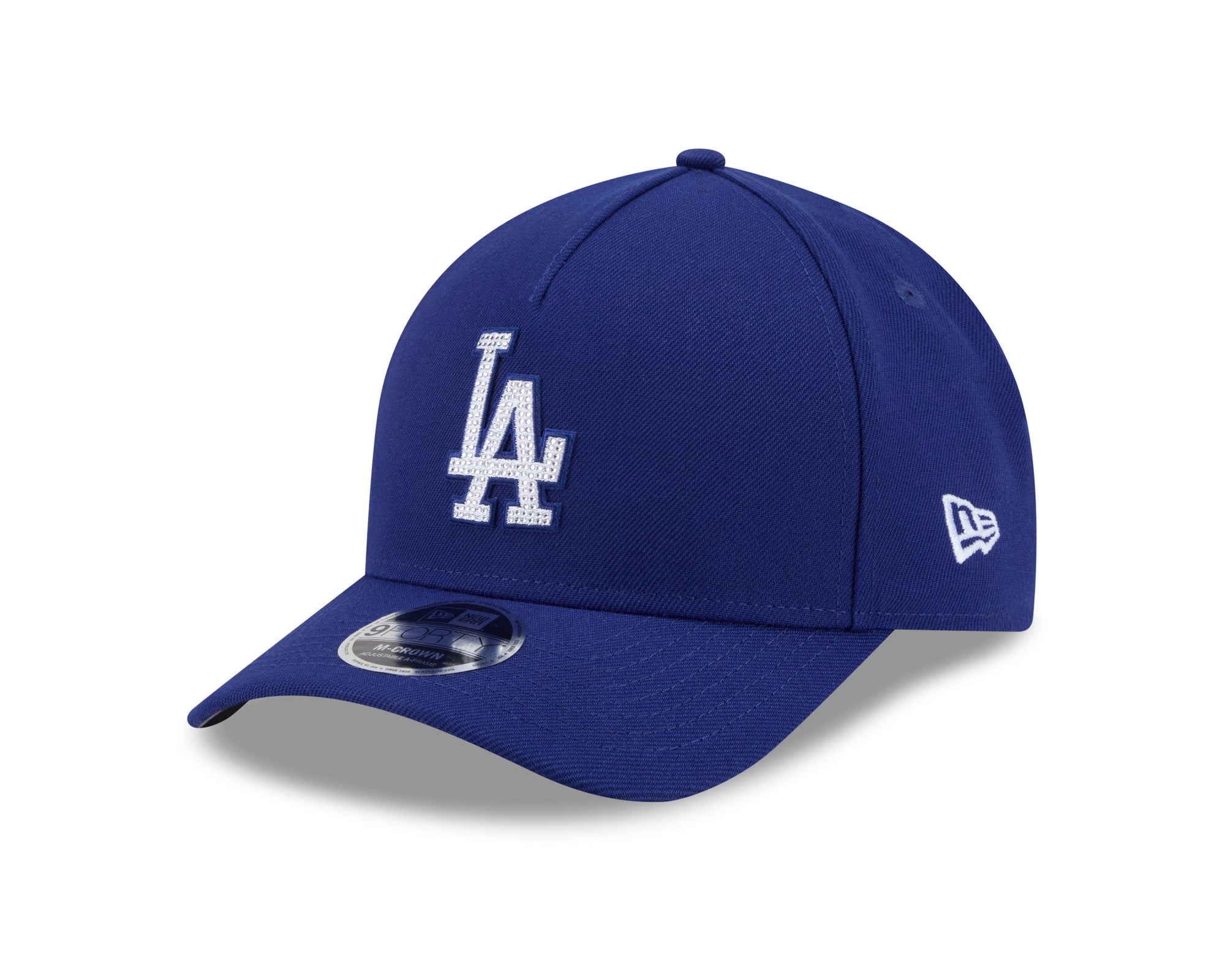 New Era 940 A Frame M Crown Los Angeles Dodgers Rhinestone Patch Snapback Hat