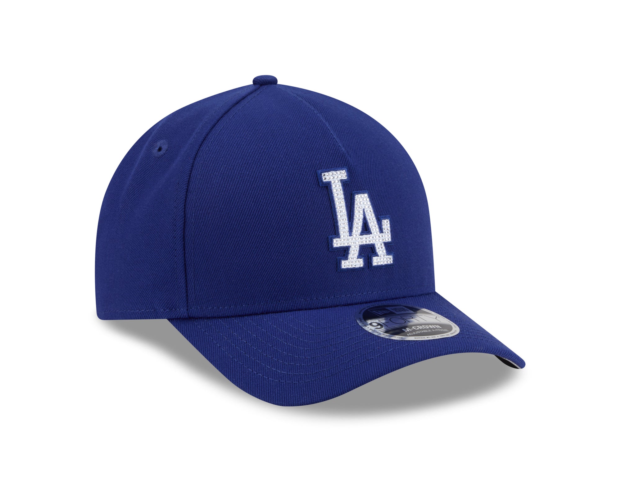 New Era 940 A Frame M Crown Los Angeles Dodgers Rhinestone Patch Snapback Hat