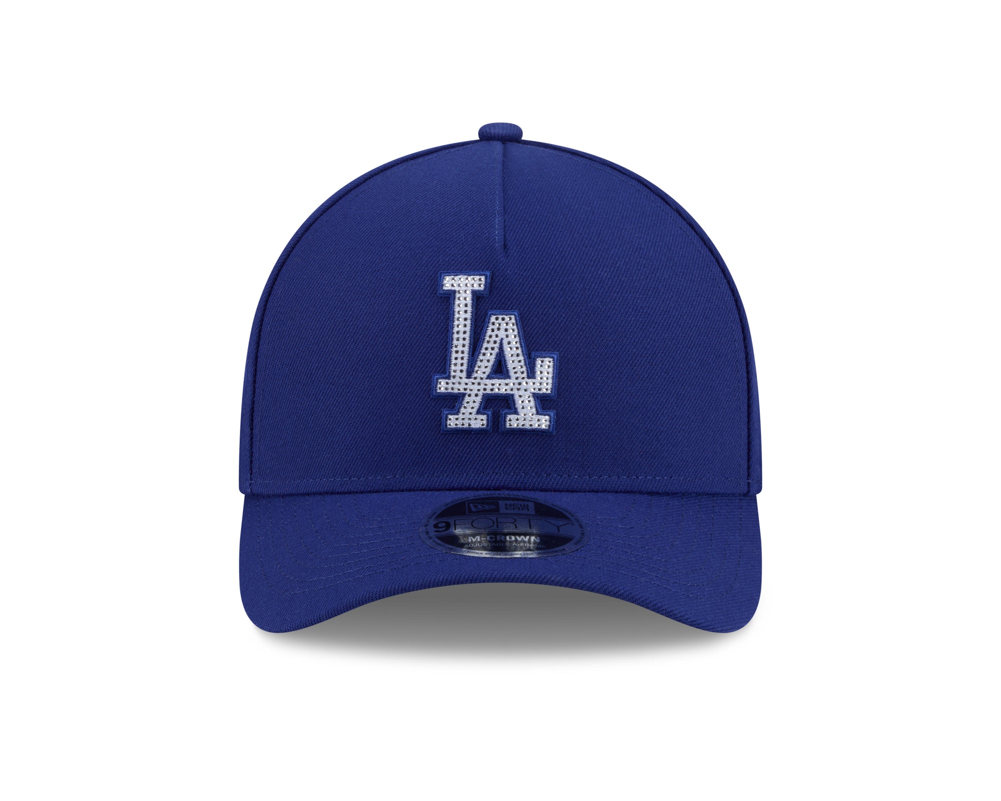 New Era 940 A Frame M Crown Los Angeles Dodgers Rhinestone Patch Snapback Hat