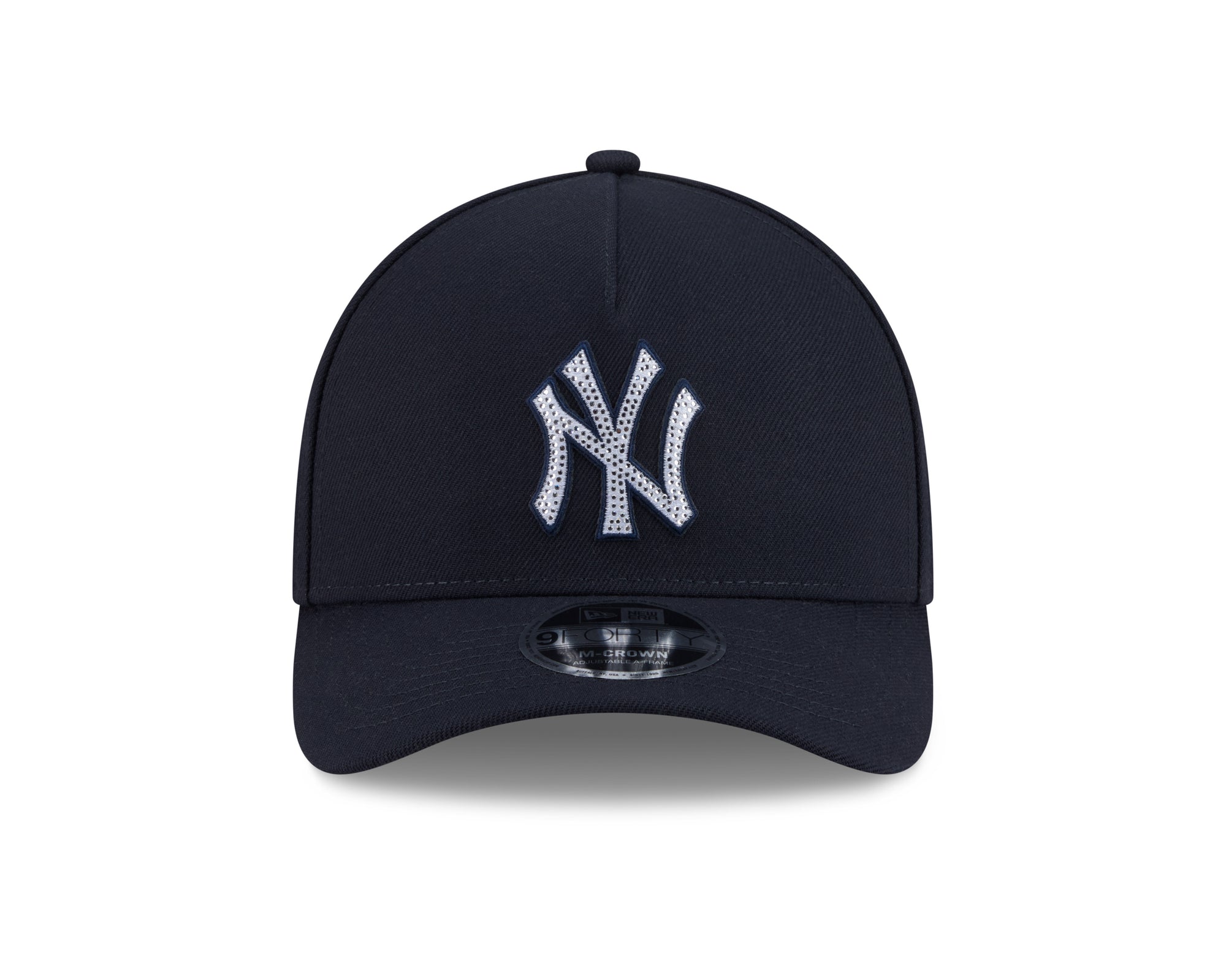 New Era 940 A Frame M Crown New York Yankees Rhinestone Patch Snapback Hat