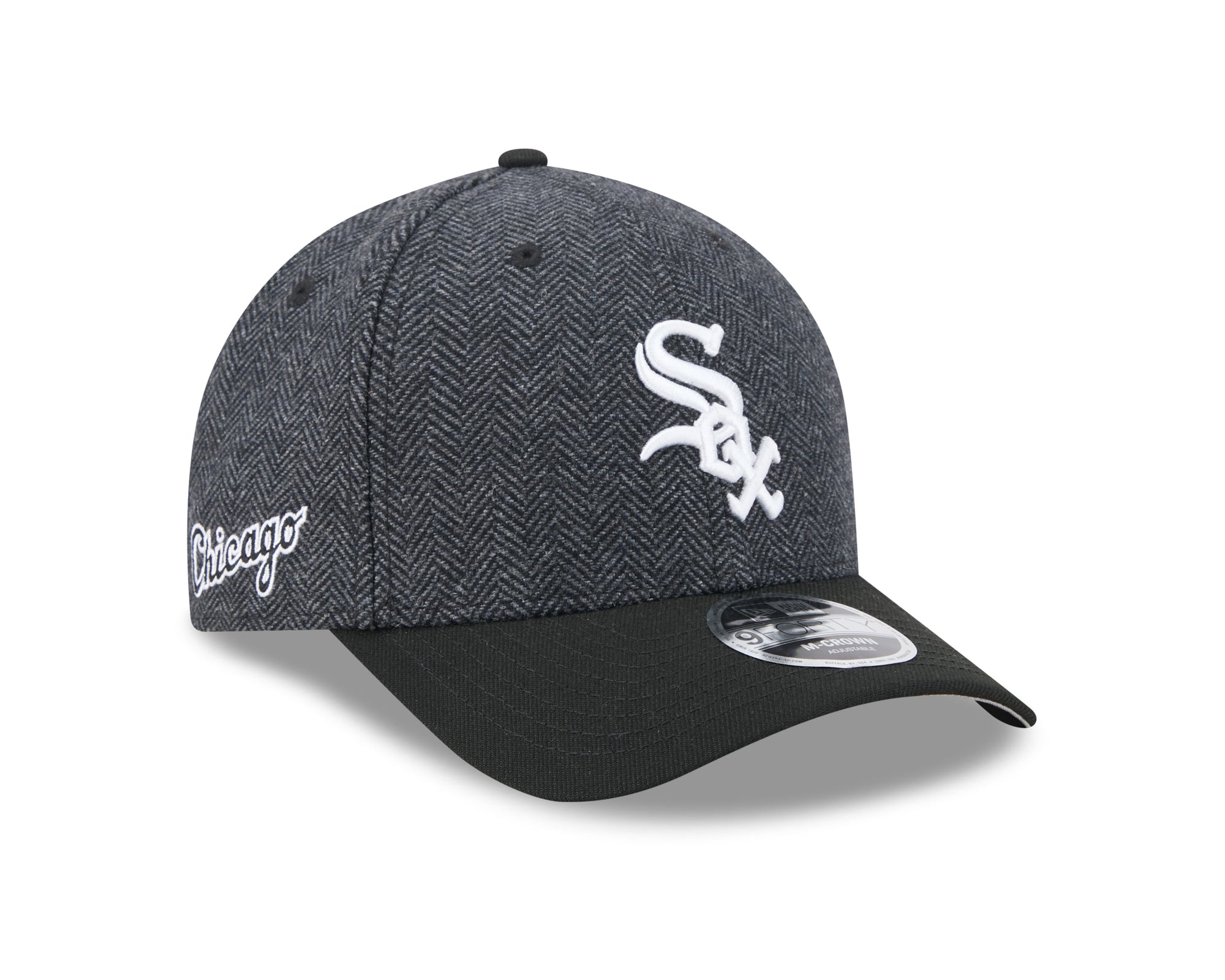 New Era 940 M Crown Chicago White Sox Faux Wool Strapback Hat