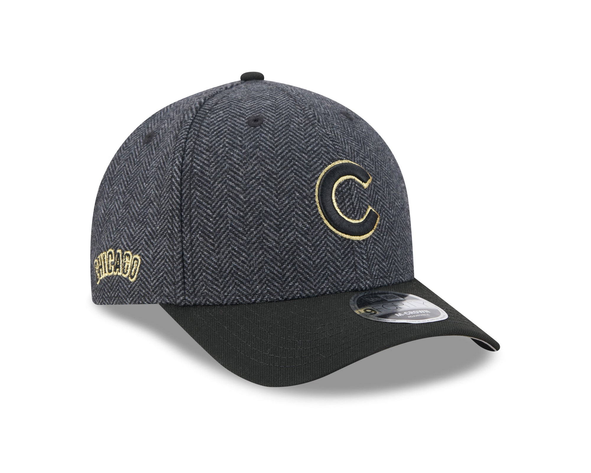 New Era 940 M Crown Chicago Cubs Faux Wool Snapback Hat