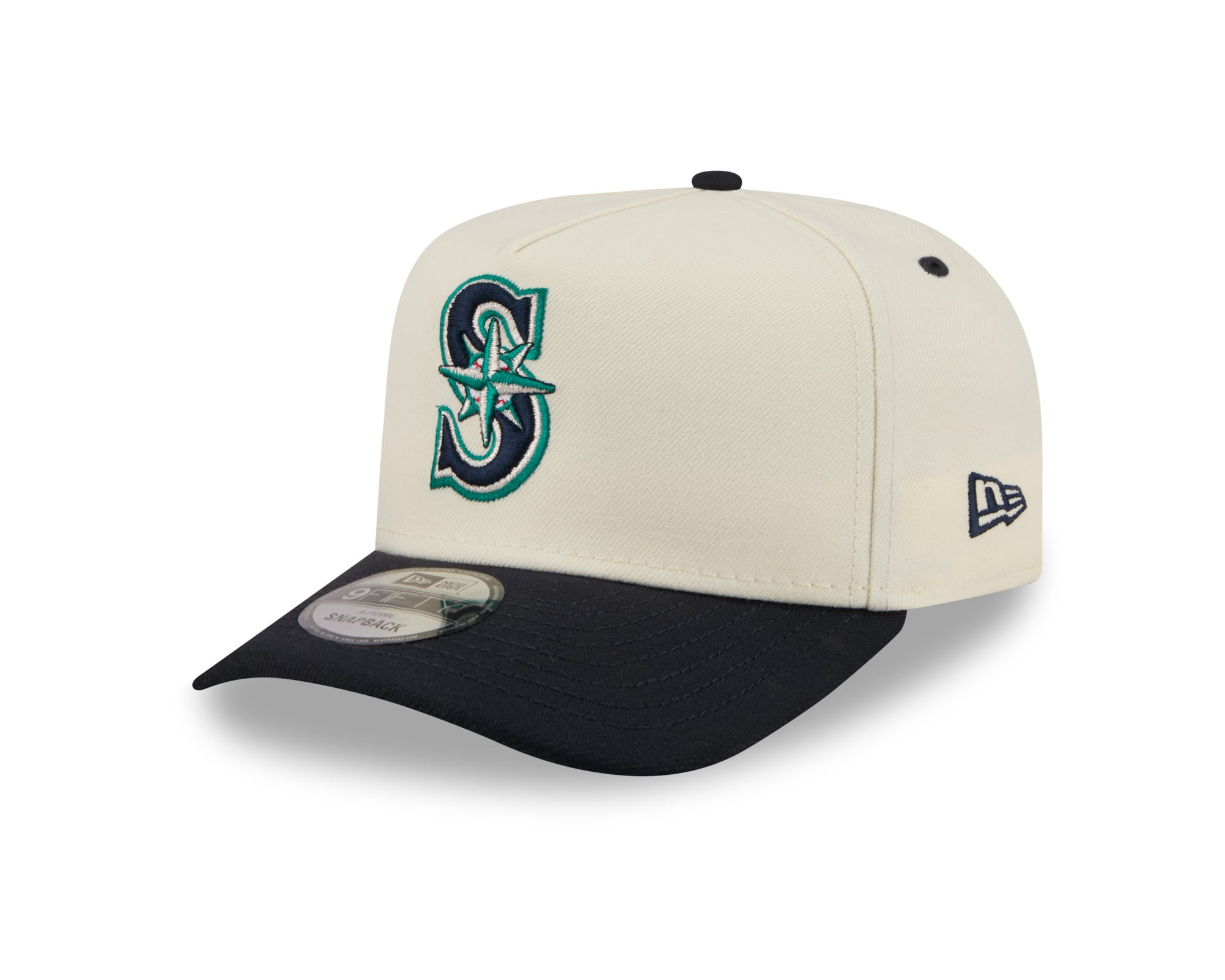 New Era 950 A Frame Seattle Mariners Rear Graphic Snapback Hat