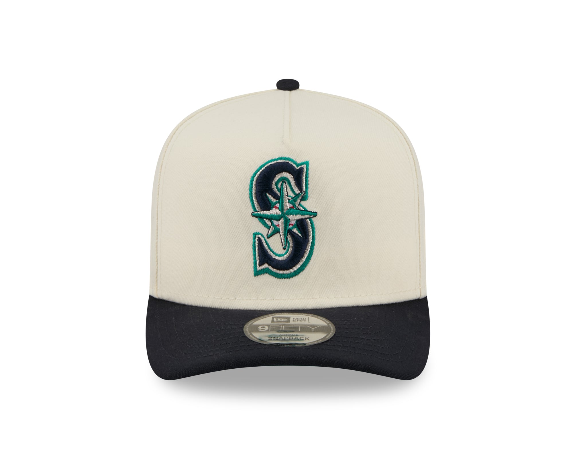 New Era 950 A Frame Seattle Mariners Rear Graphic Snapback Hat